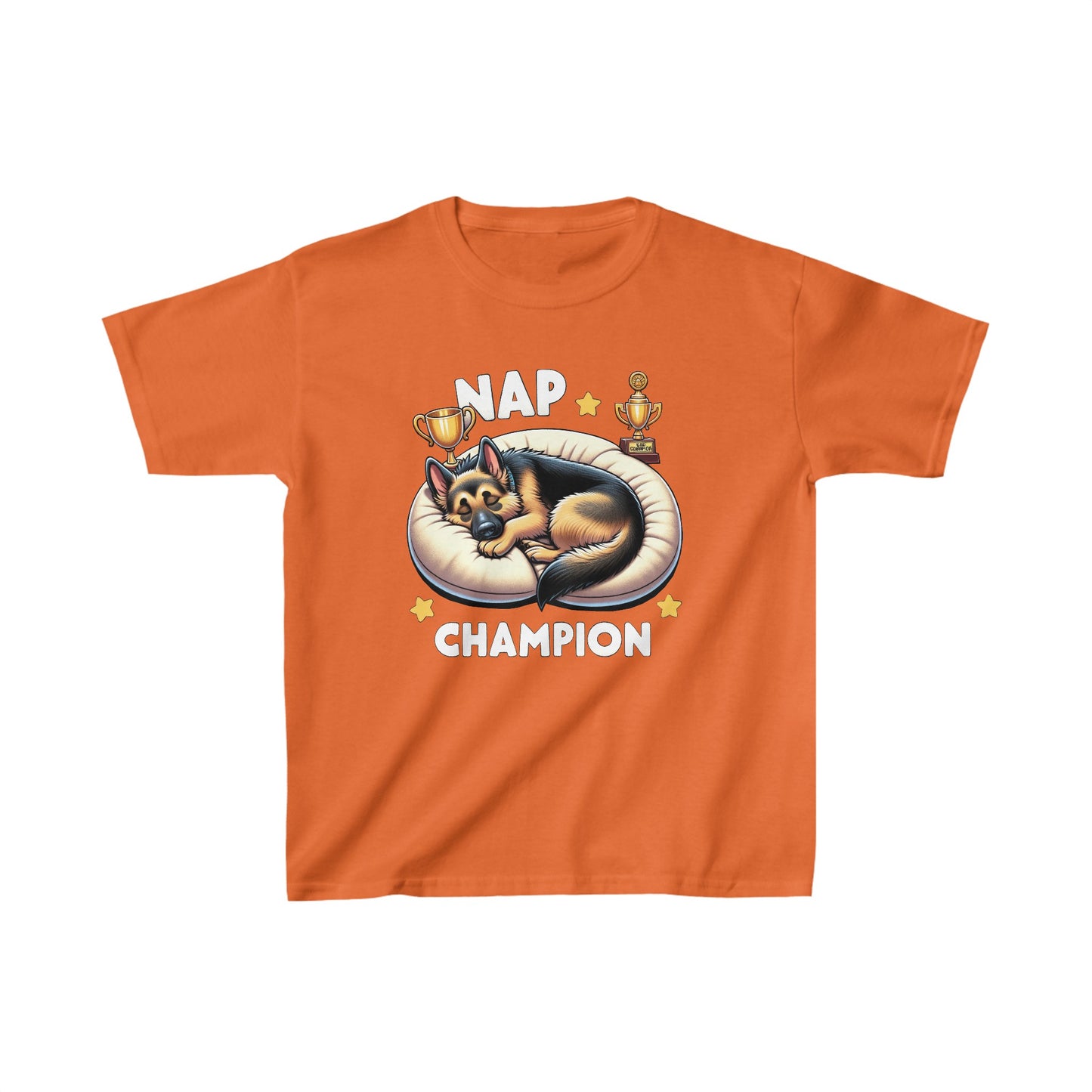 Nap Champion Kids Size T-Shirt (Multi colors) (German Shepherd)