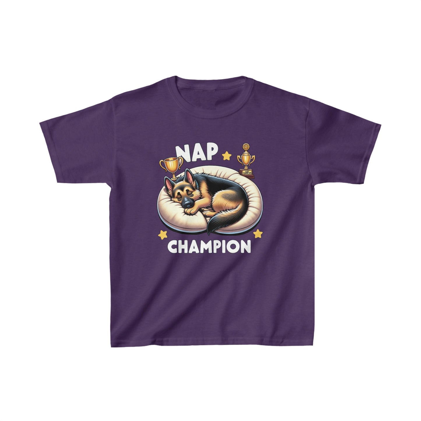 Nap Champion Kids Size T-Shirt (Multi colors) (German Shepherd)