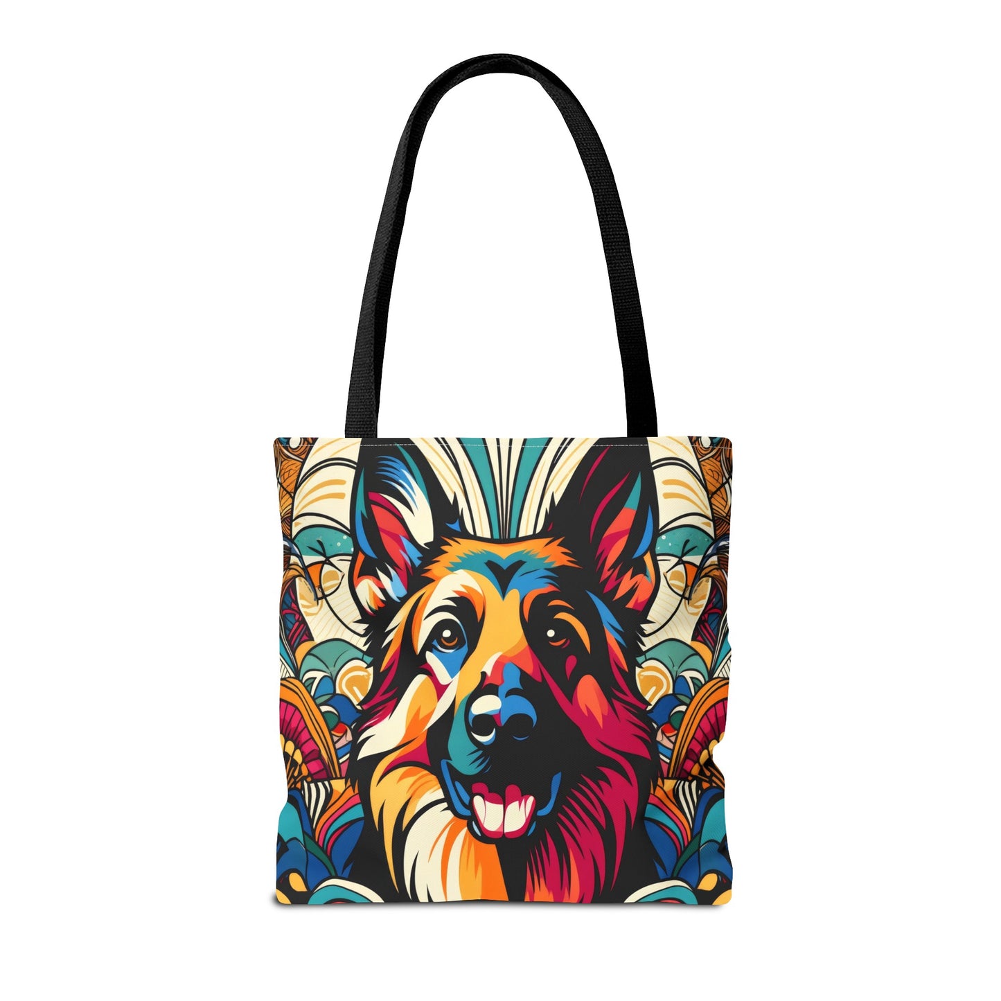 Art German Shepherd Tote Bag