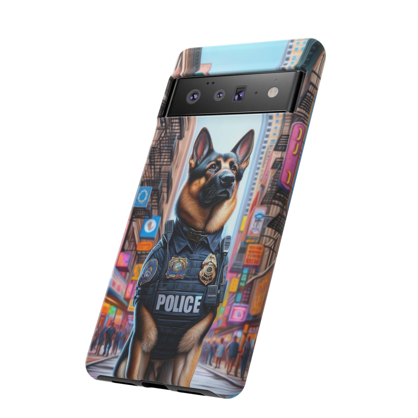 German Shepherd Police Officer Phone Case