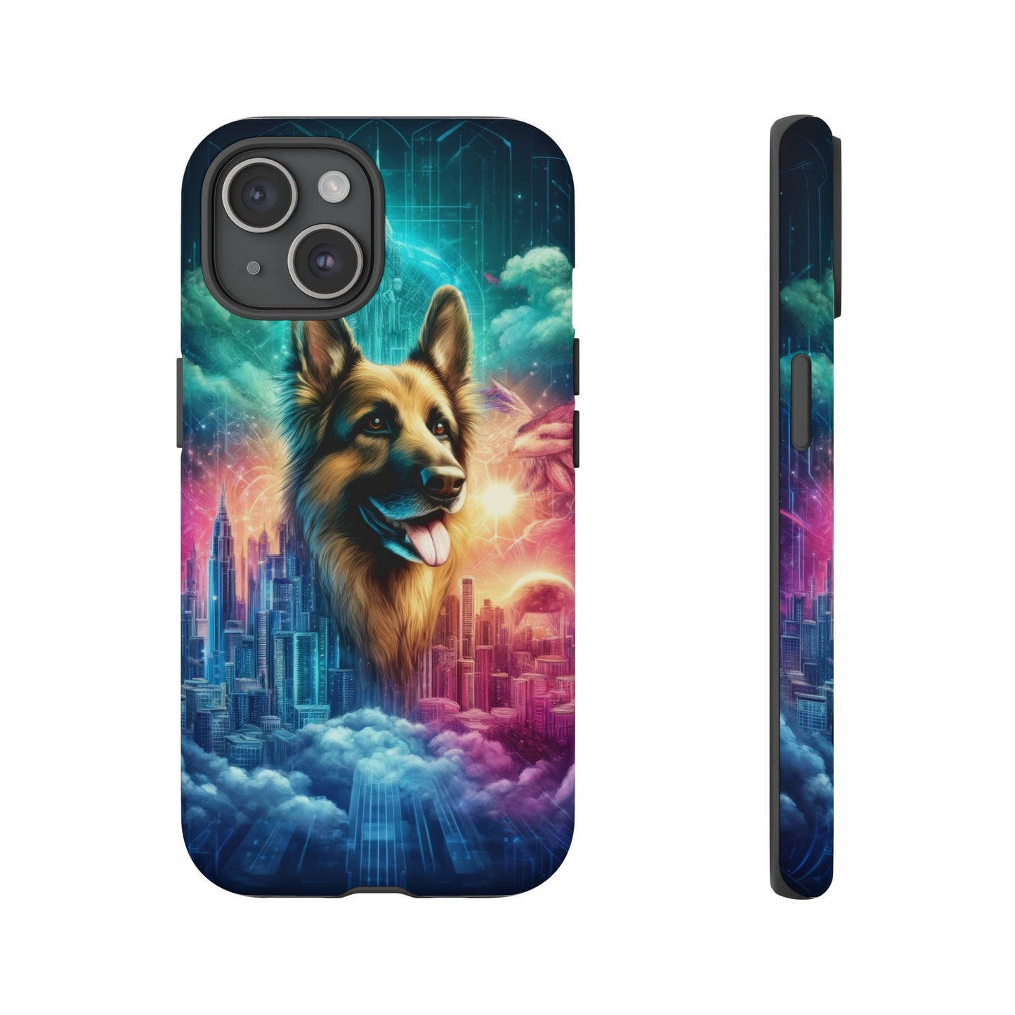 Dreamy fantasy German Shepherd Phone Case