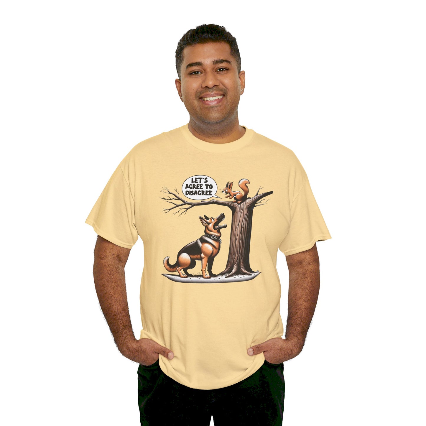 Lets Agree to Disagree T-Shirt (13 colors) (German Shepherd)