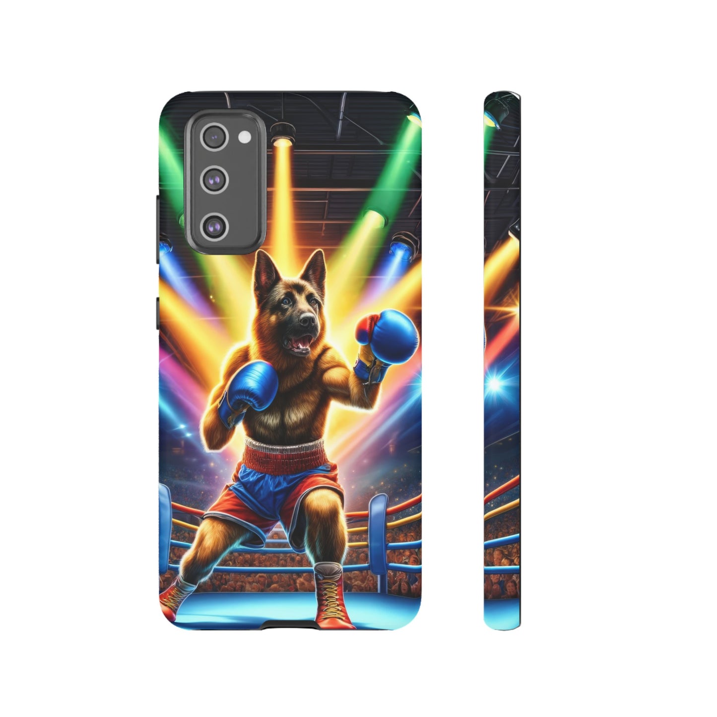 German Shepherd Boxing Phone Case