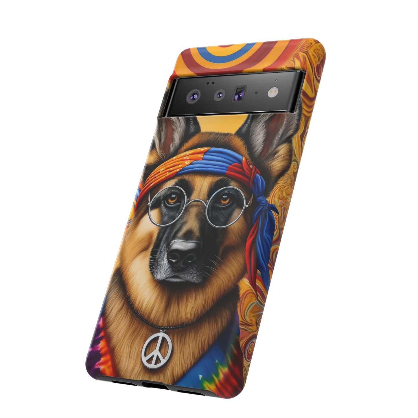 Hippie German Shepherd Tough Phone Case