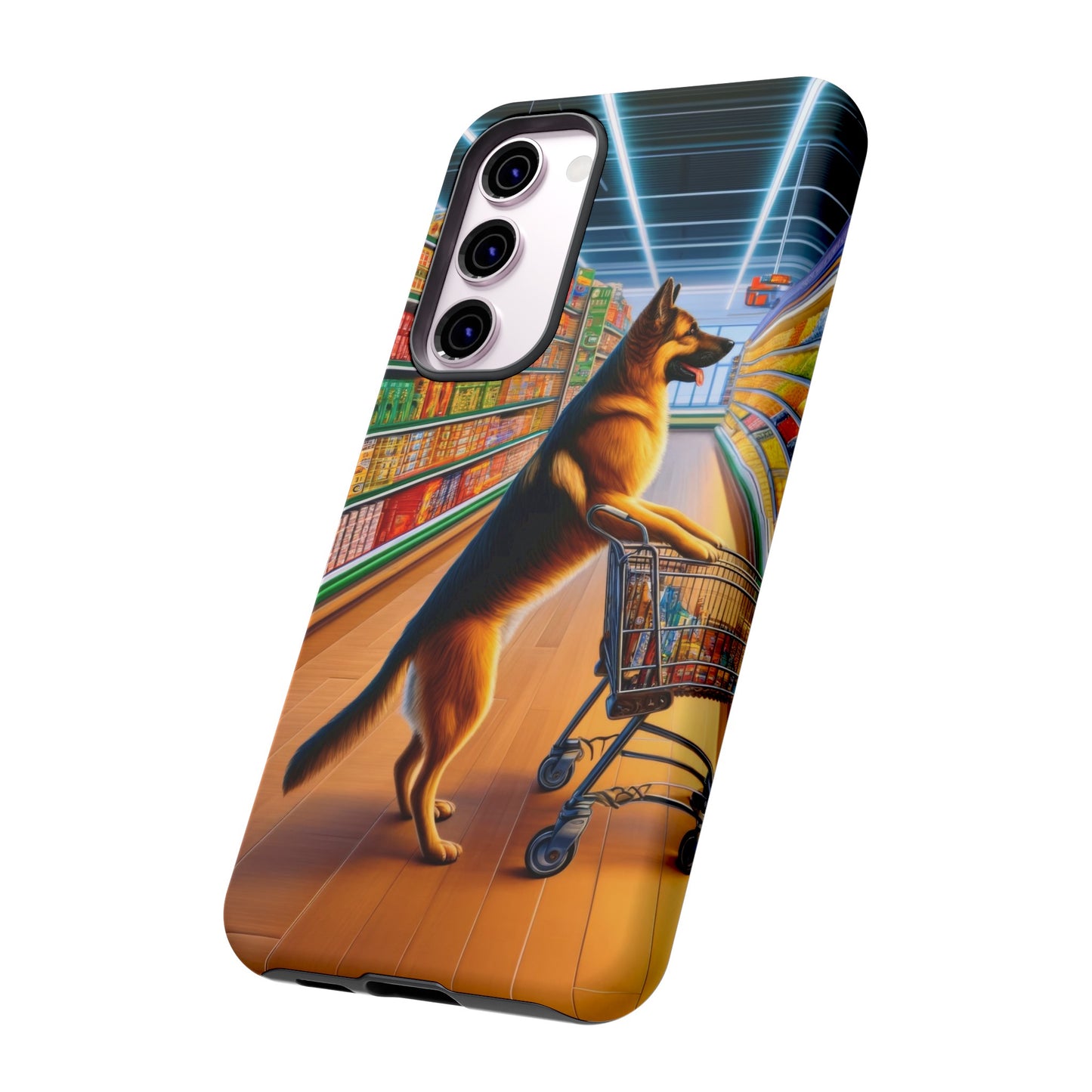 German Shepherd Shopping Phone Case