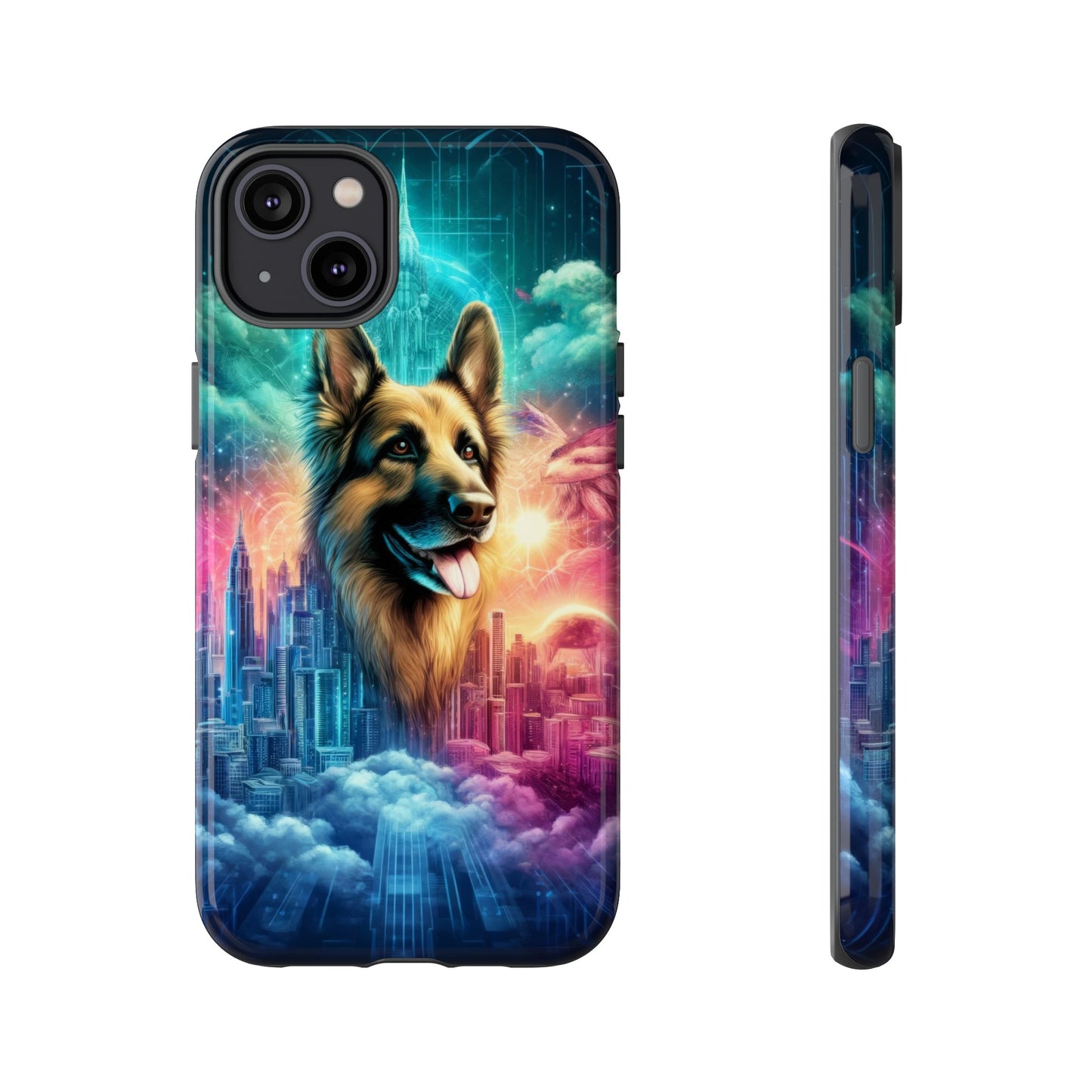 Dreamy fantasy German Shepherd Phone Case