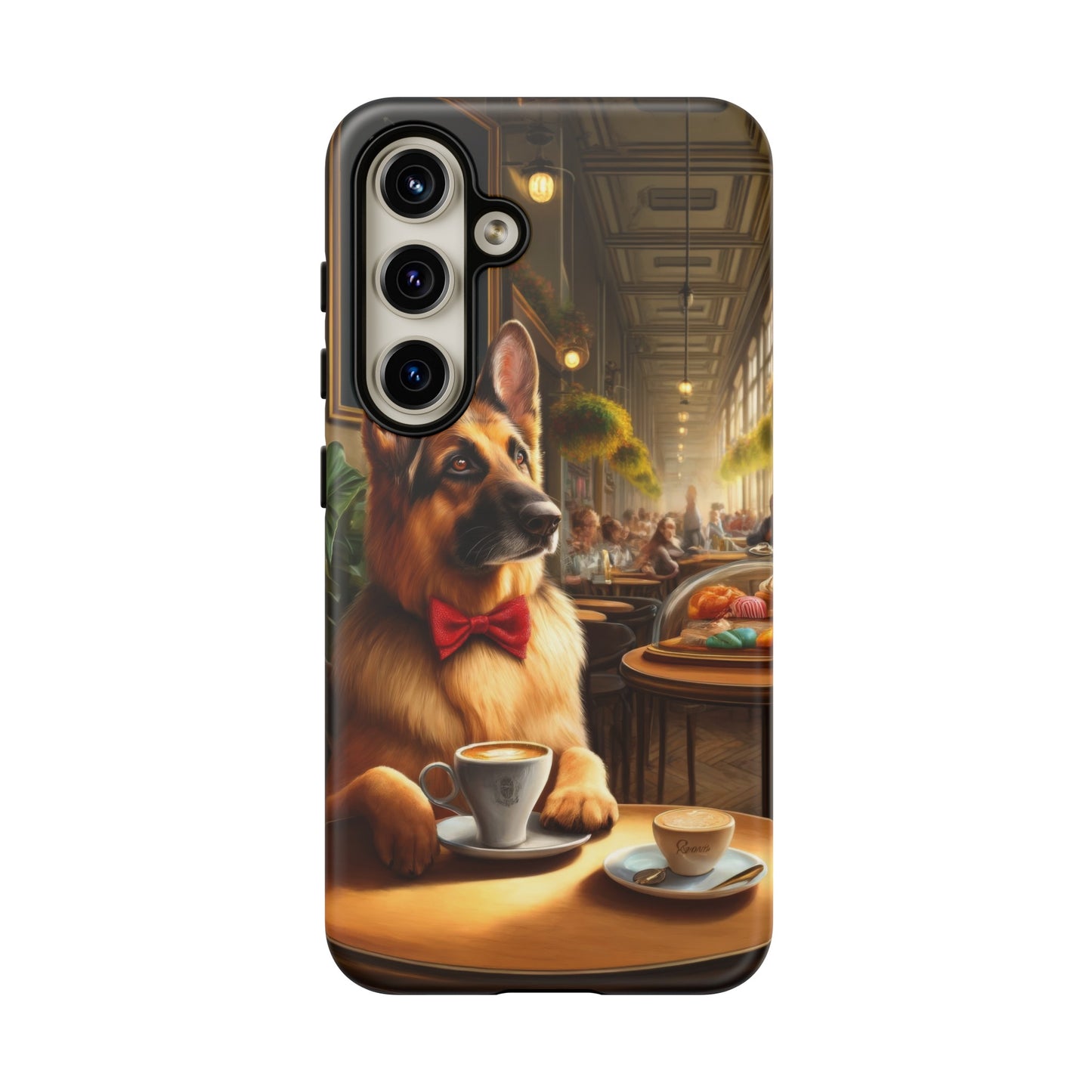 German Shepherd Drinking Phone Case