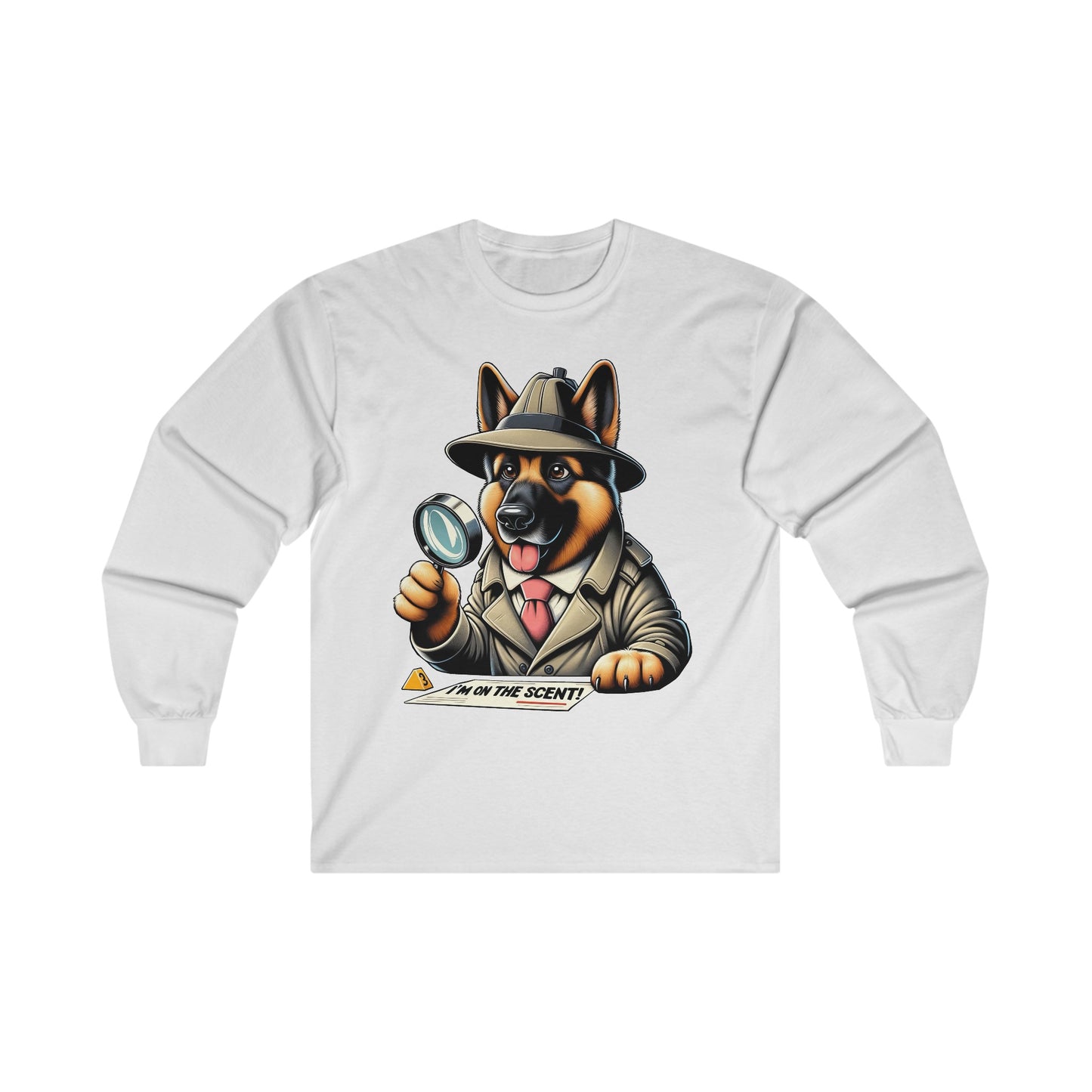 I'm on the Scent Long Sleeve Shirt (20 colors) (German Shepherd)