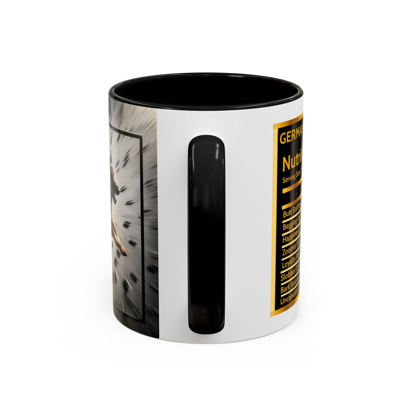 Motion blur German Shepherd Coffee Mug