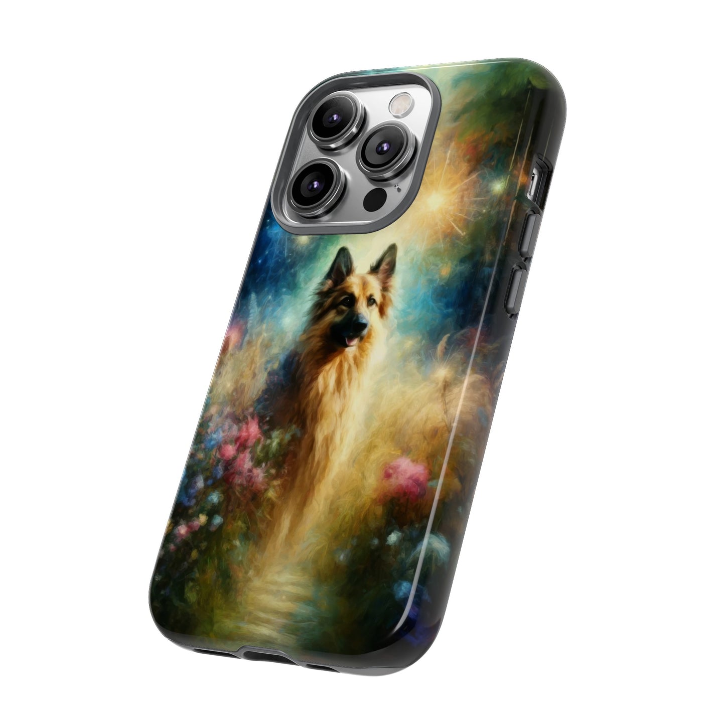 Fairy tale and impressionism German Shepherd Phone Case