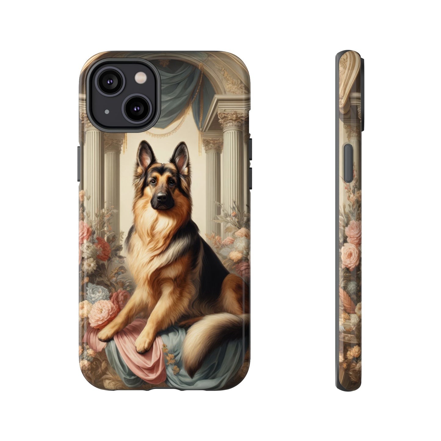 Neo-classical German Shepherd Phone Case