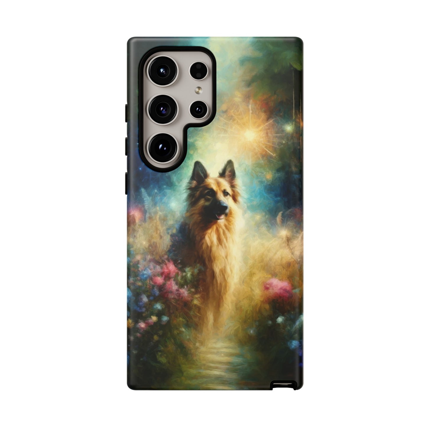 Fairy tale and impressionism German Shepherd Phone Case