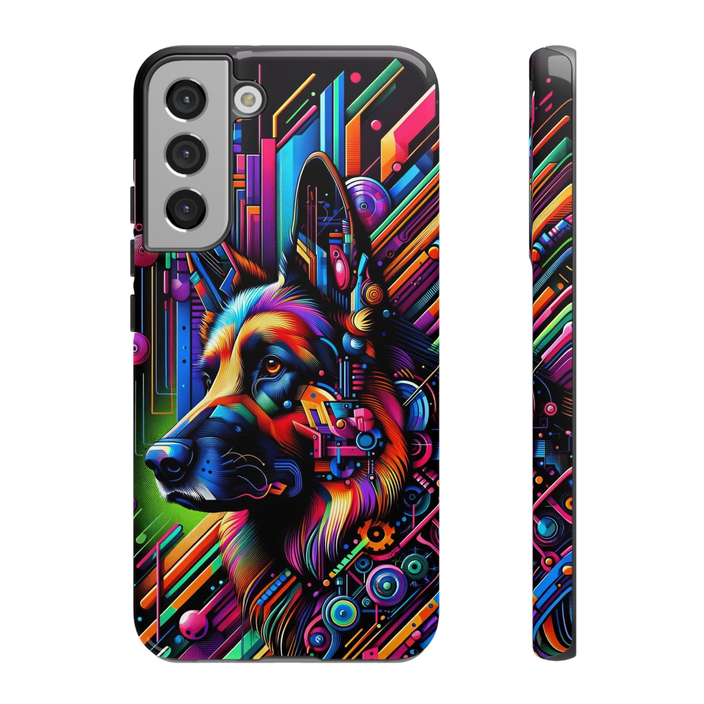 Constructivism and dadaism German Shepherd Phone Case