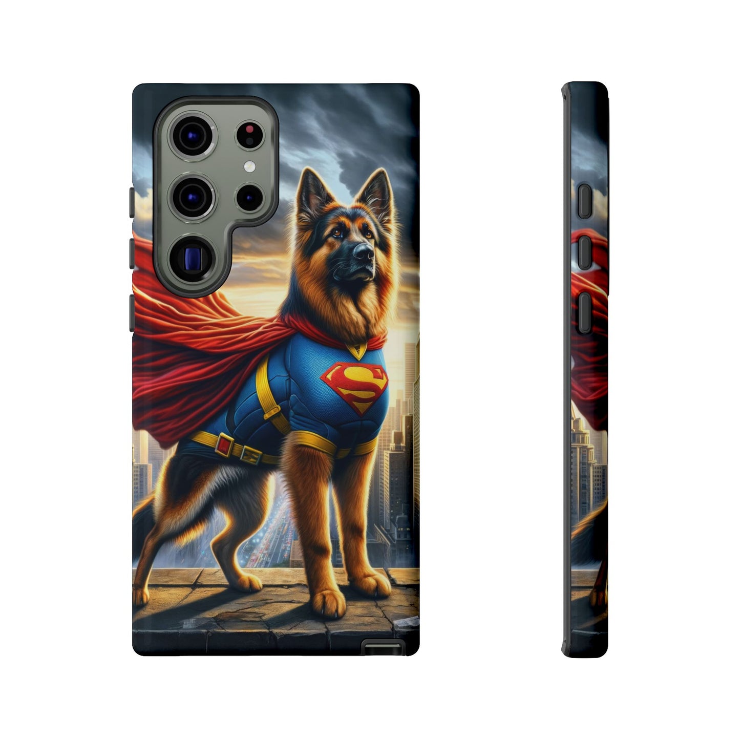 German Shepherd Superhero Phone Case