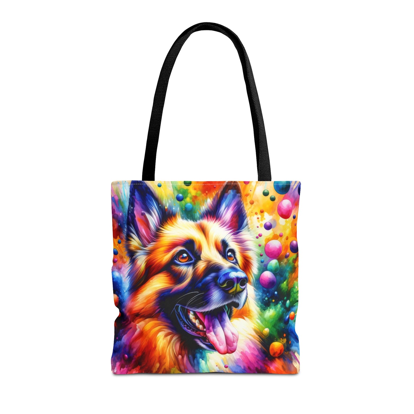 German Shepherd in Watercolor Tote Bag