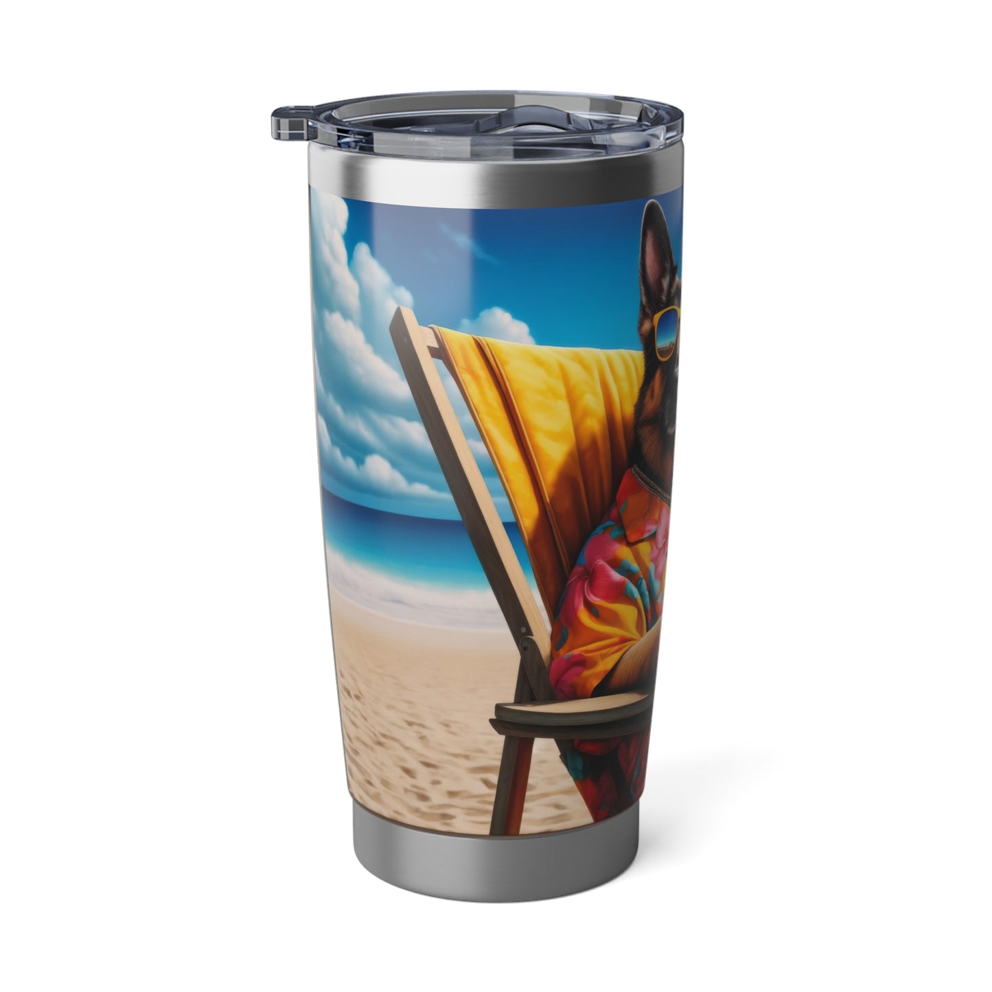 German Shepherd Vacation 20oz Tumbler