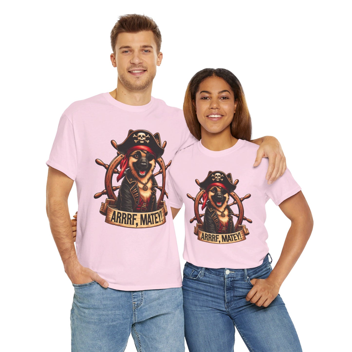 ARRRF, Matey T-Shirt (13 colors) (German Shepherd)