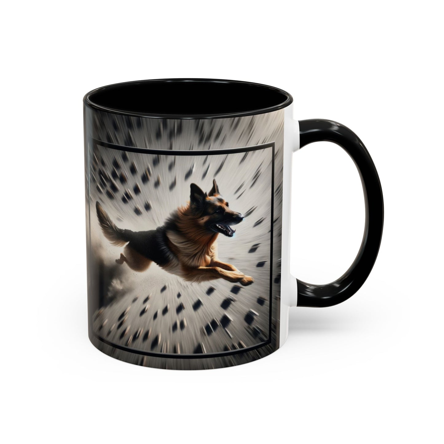 Motion blur German Shepherd Coffee Mug