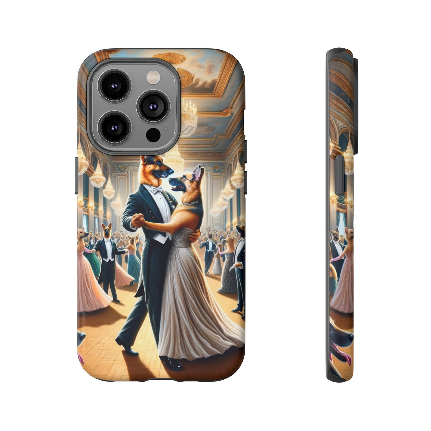 Dancing German Shepherds Tough Phone Case