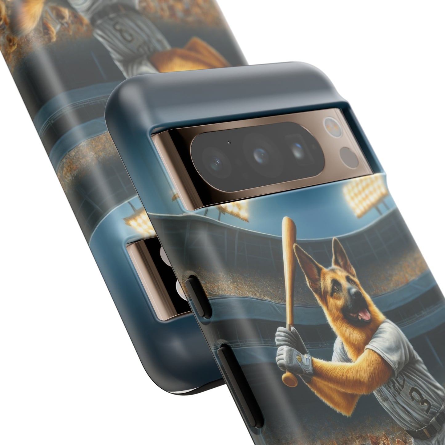 German Shepherd Playing Baseball Tough Phone Case