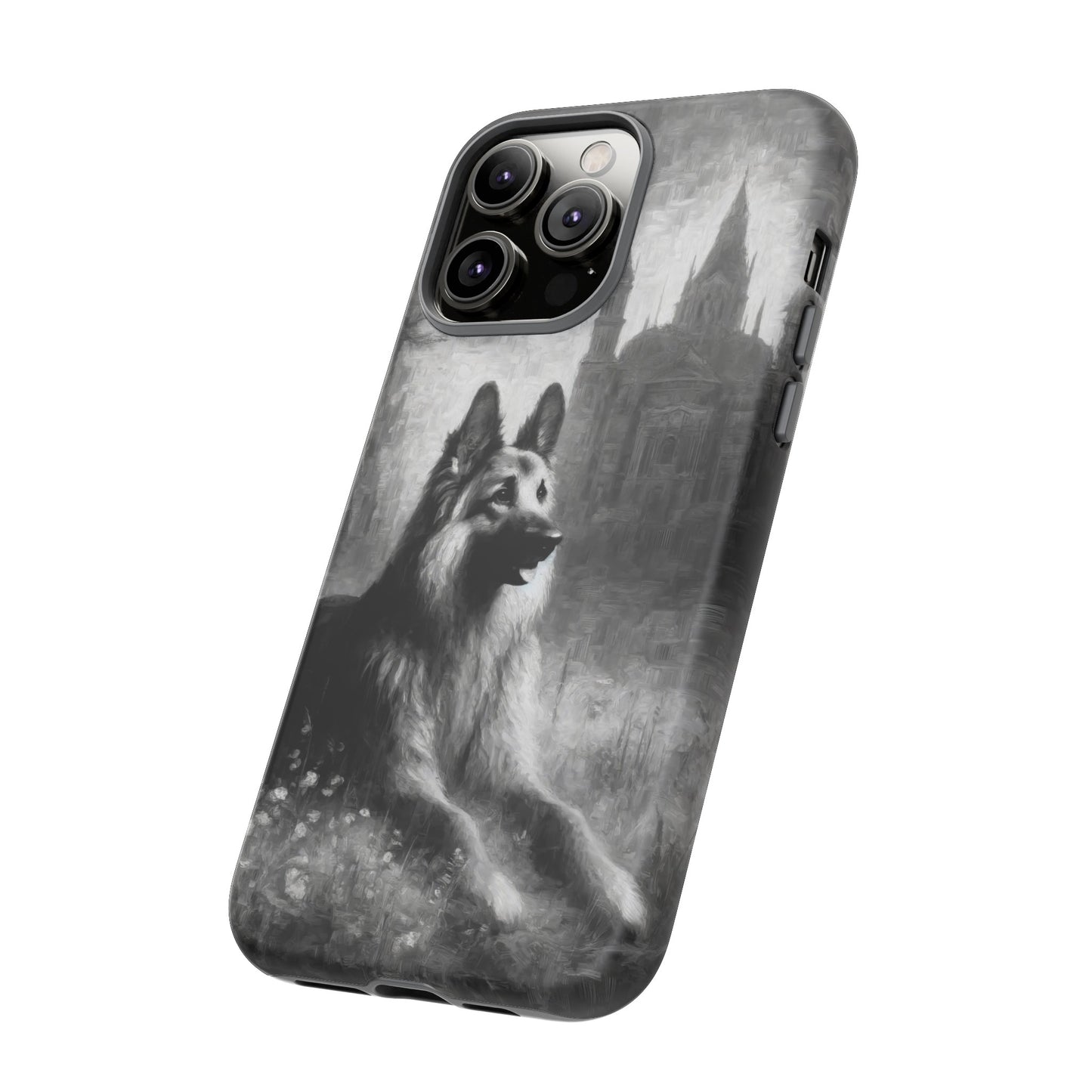 Neo-impressionism German Shepherd Phone Case