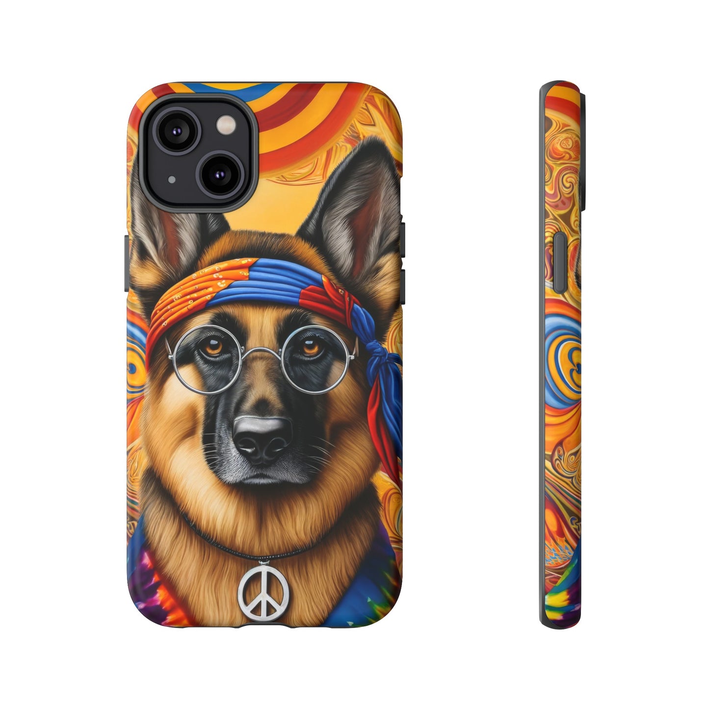 Hippie German Shepherd Tough Phone Case