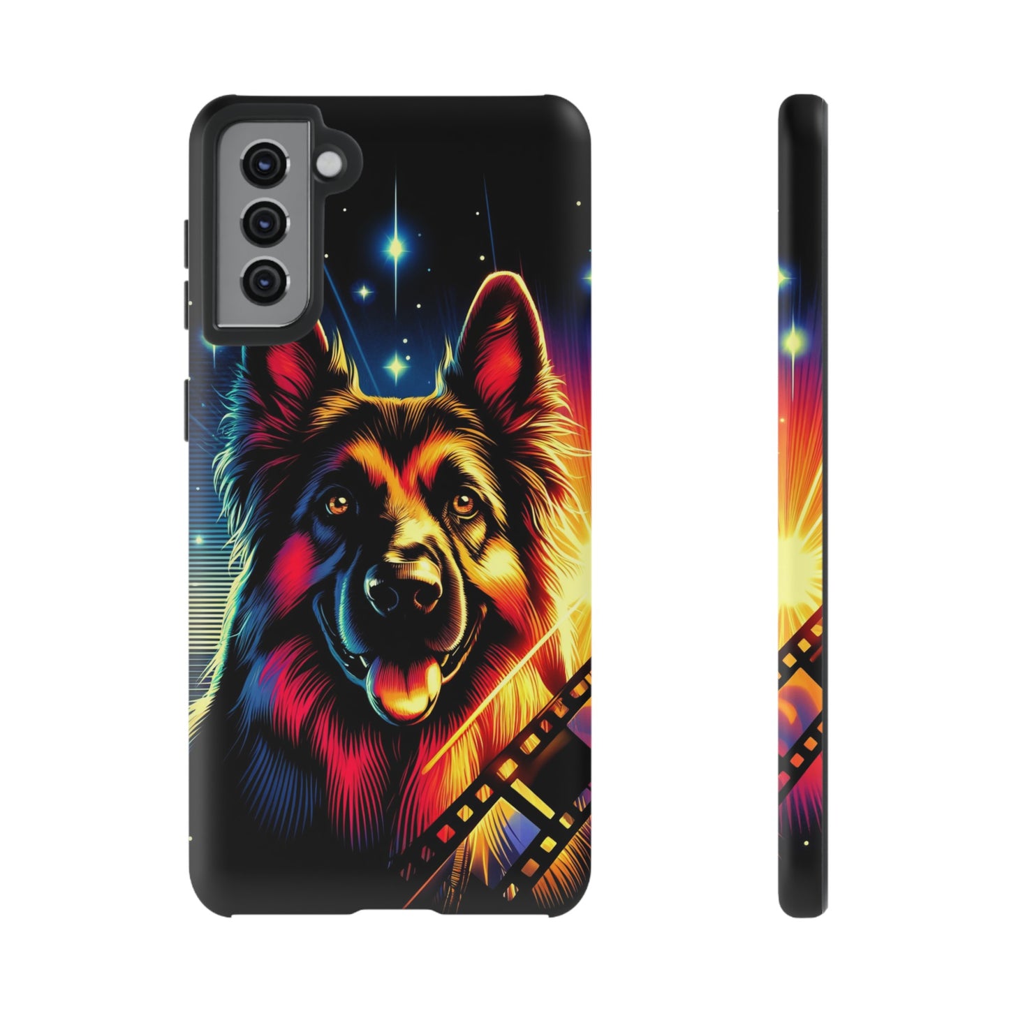 Comic book style German Shepherd Phone Case