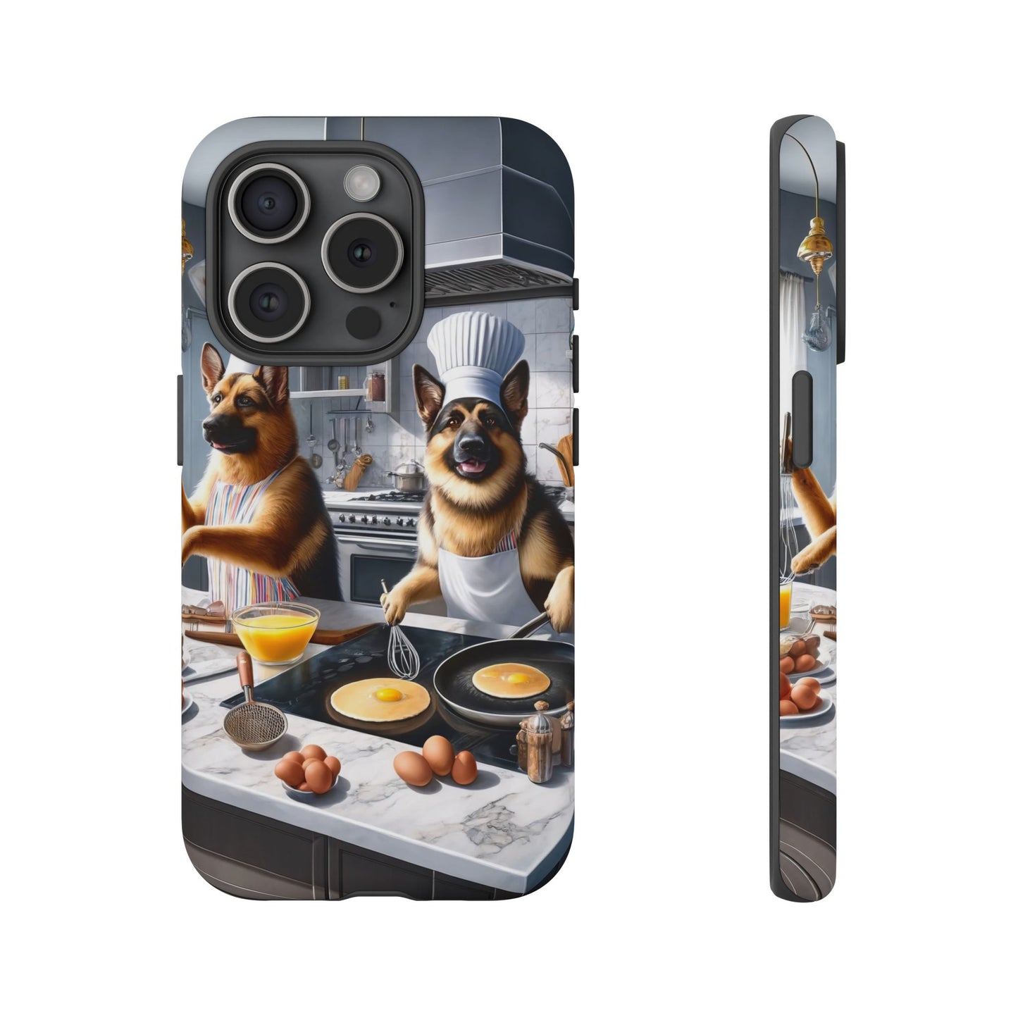 Cooking German Shepherds Tough Phone Case