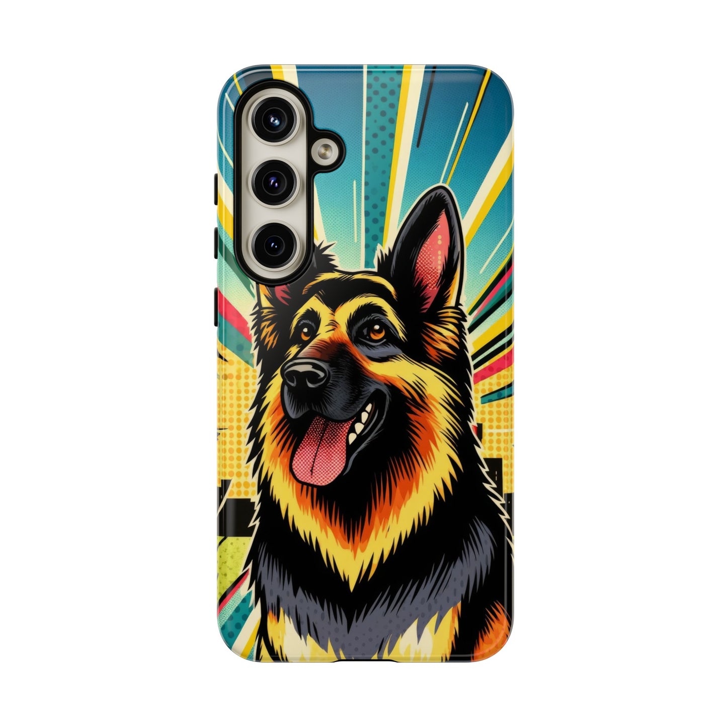 Comic style German Shepherd Phone Case