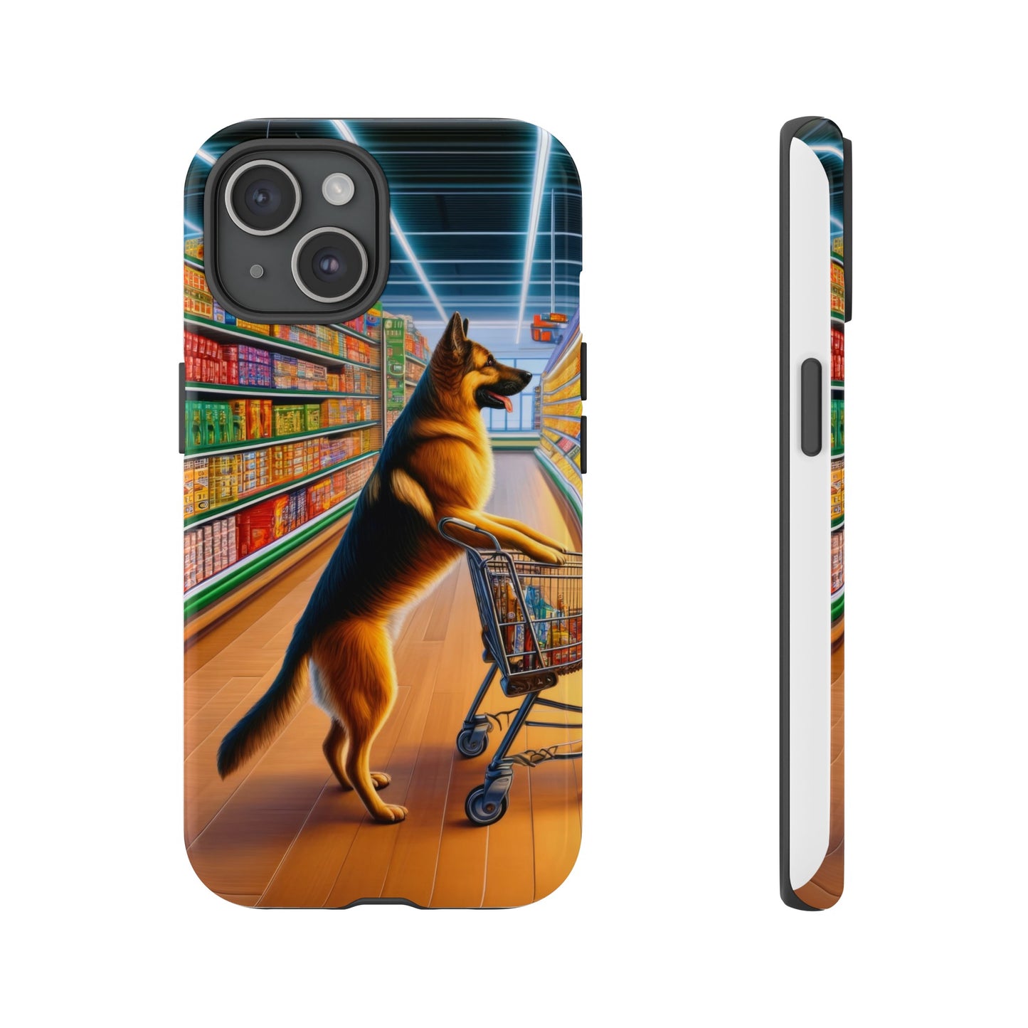 German Shepherd Shopping Phone Case