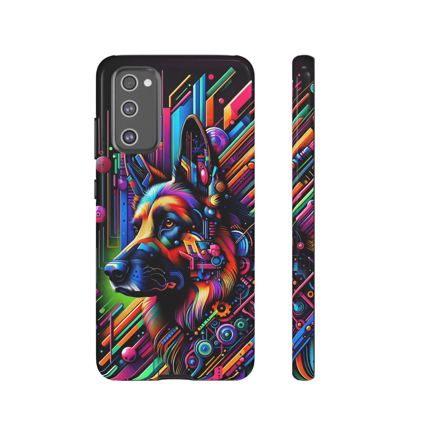 Constructivism and dadaism German Shepherd Phone Case