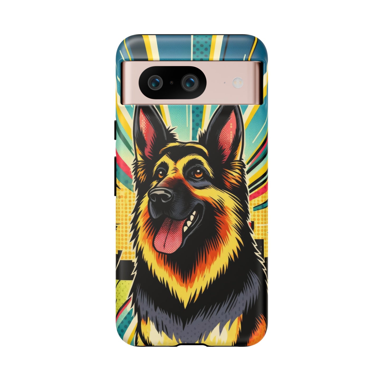 Comic style German Shepherd Phone Case