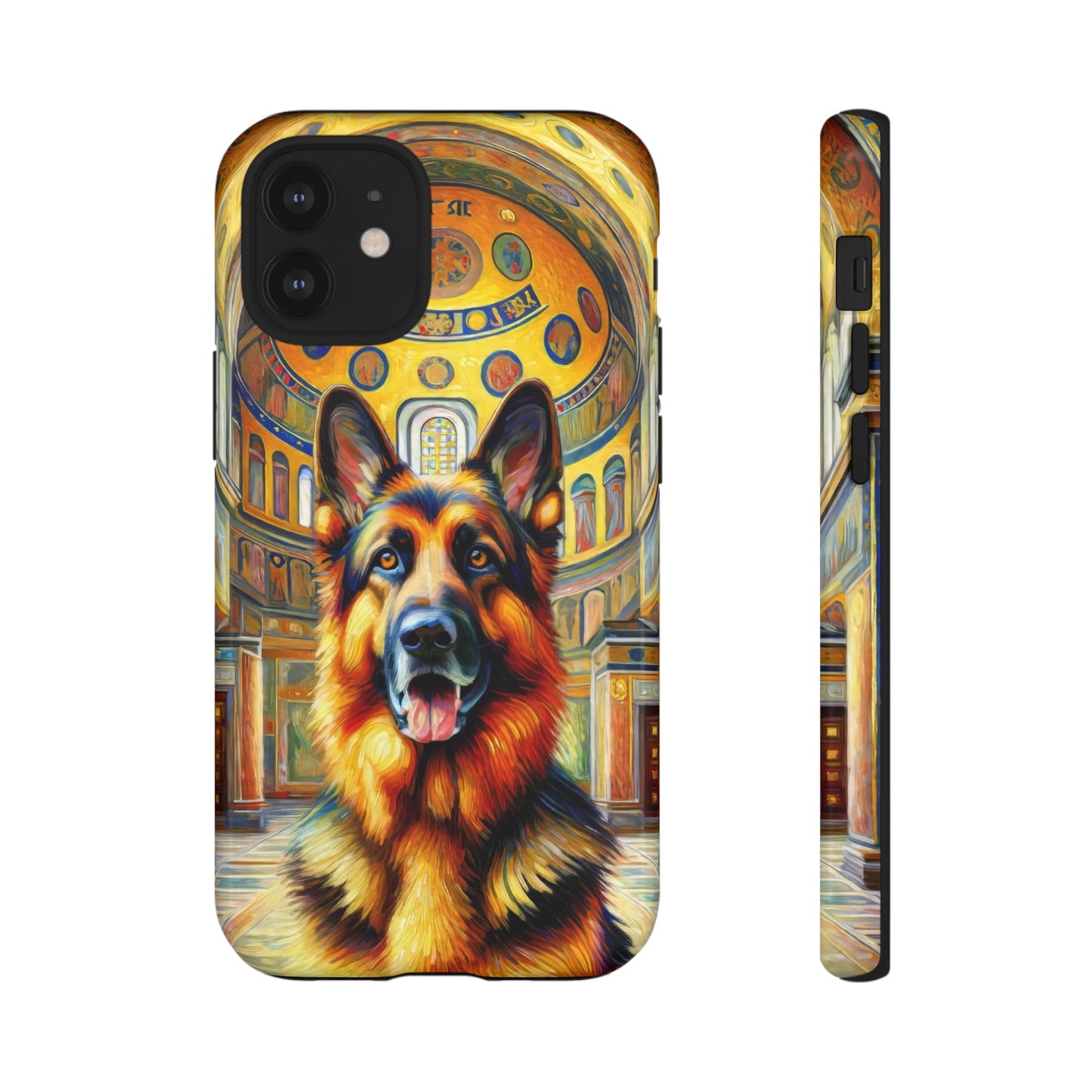 Neo-impressionist German Shepherd Phone Case