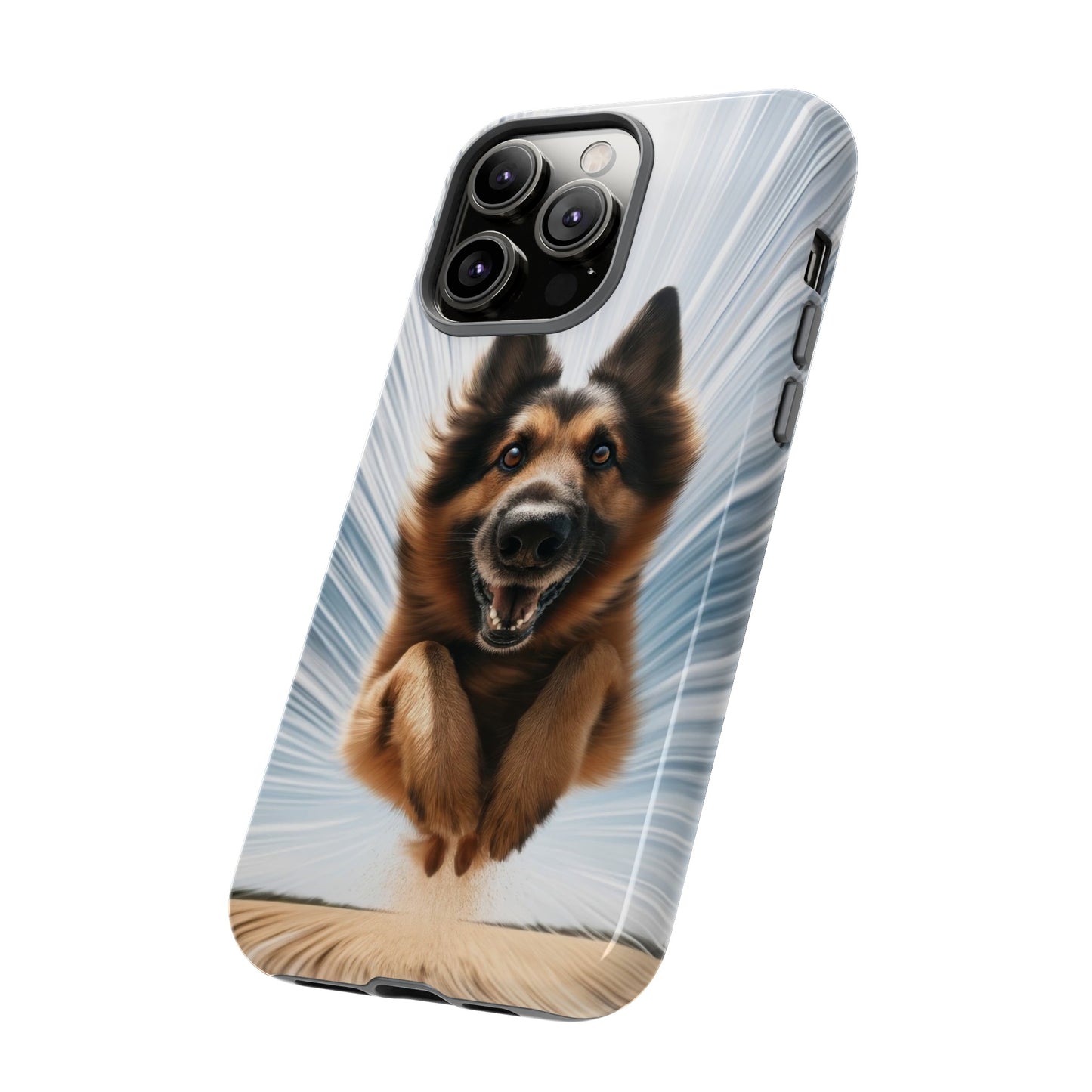 Motion blur German Shepherd Phone Case