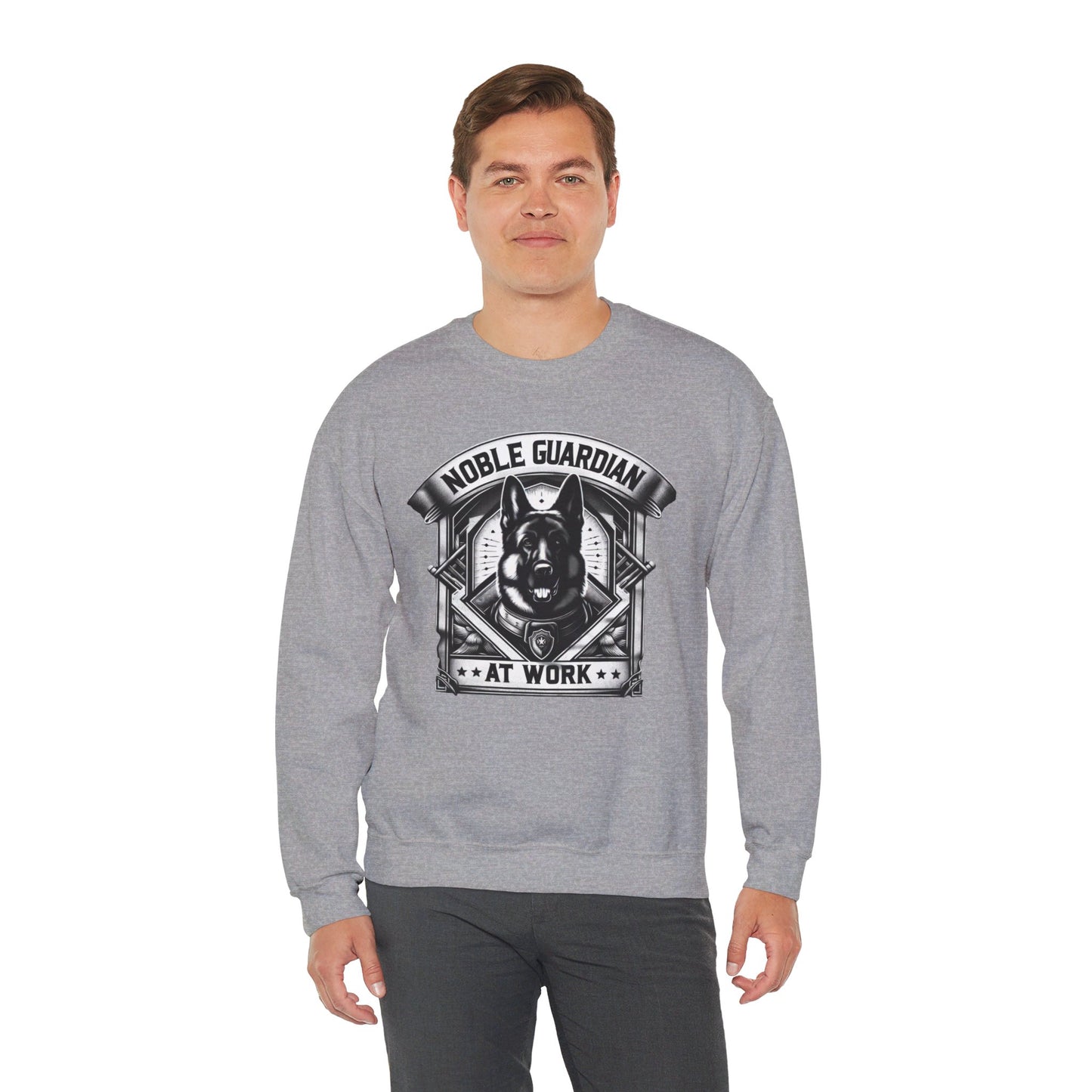 Noble Guardian At Work Sweatshirt (10 colors) (German Shepherd)