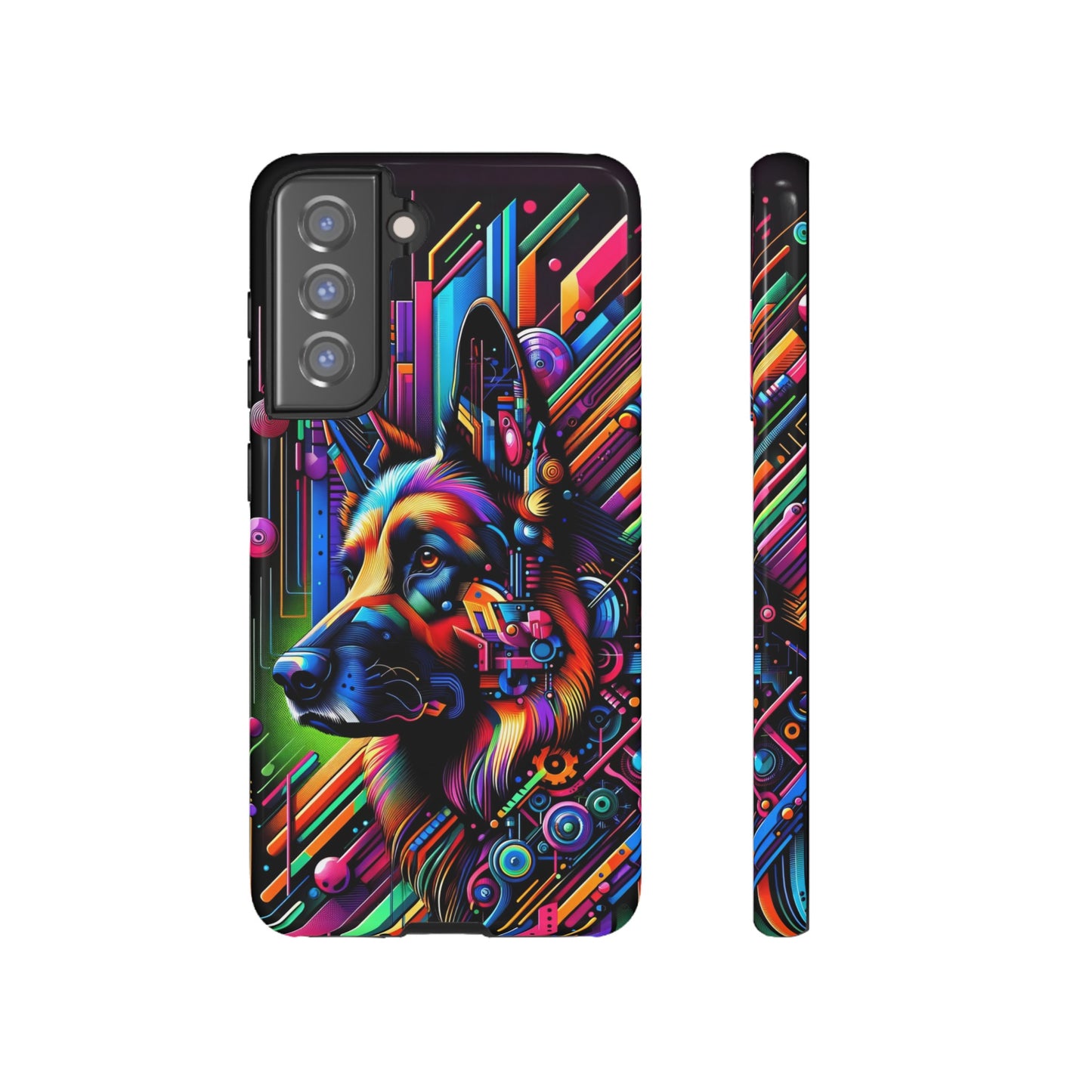 Constructivism and dadaism German Shepherd Phone Case