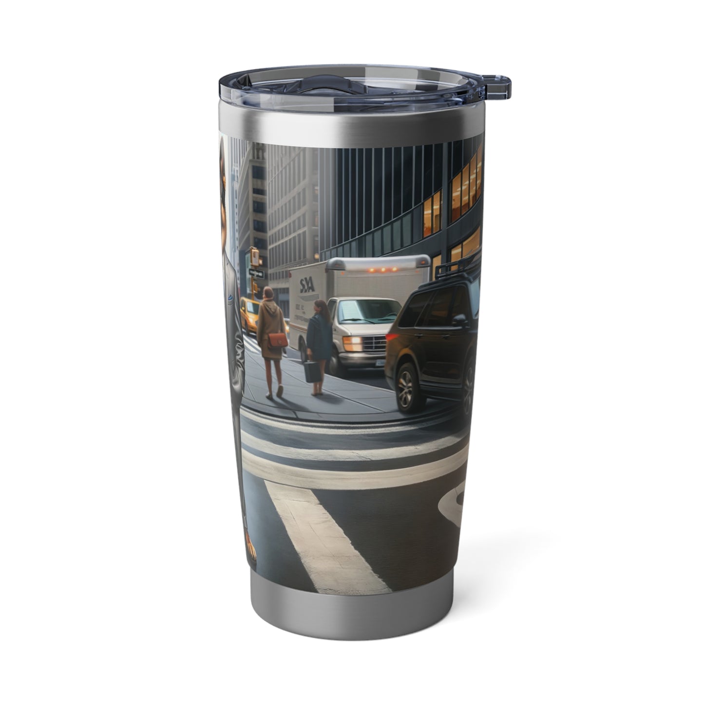 German Shepherd Wearing a Business Suit 20oz Tumbler