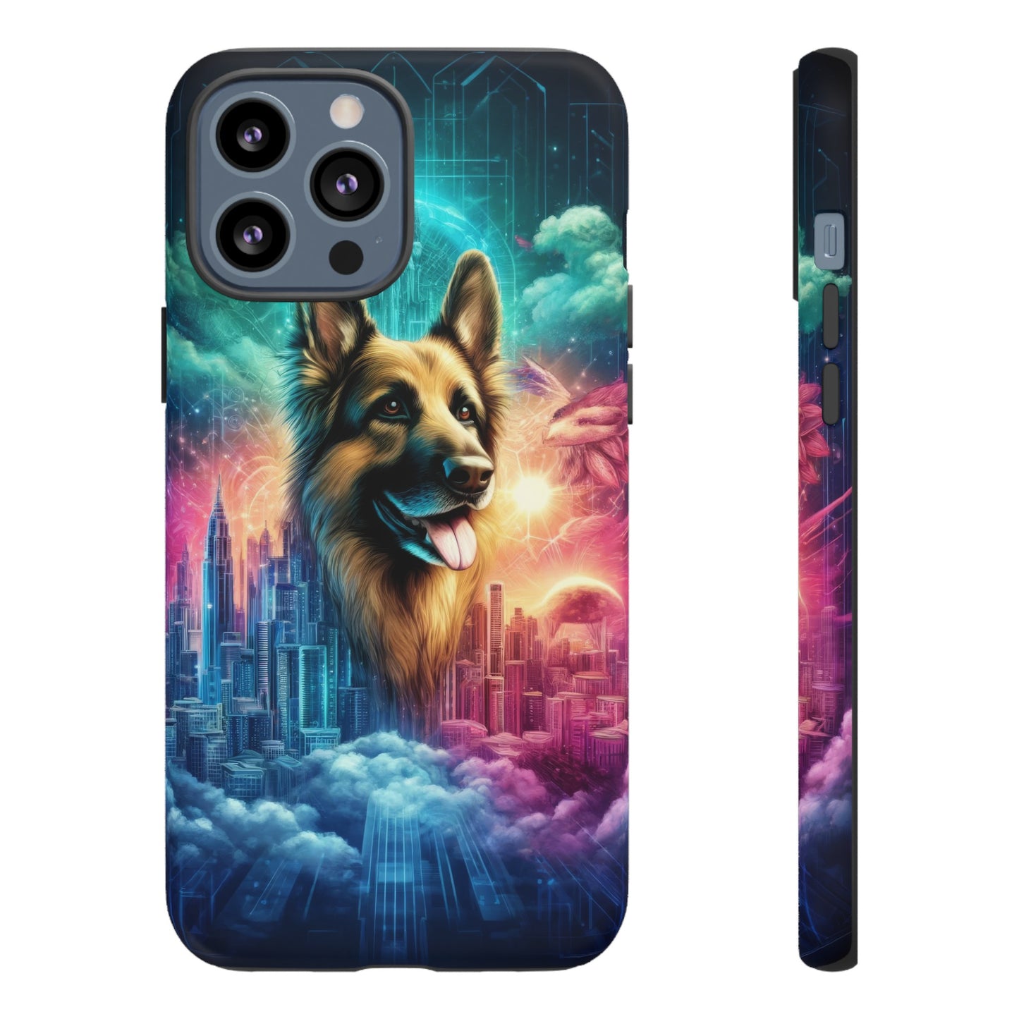 Dreamy fantasy German Shepherd Phone Case