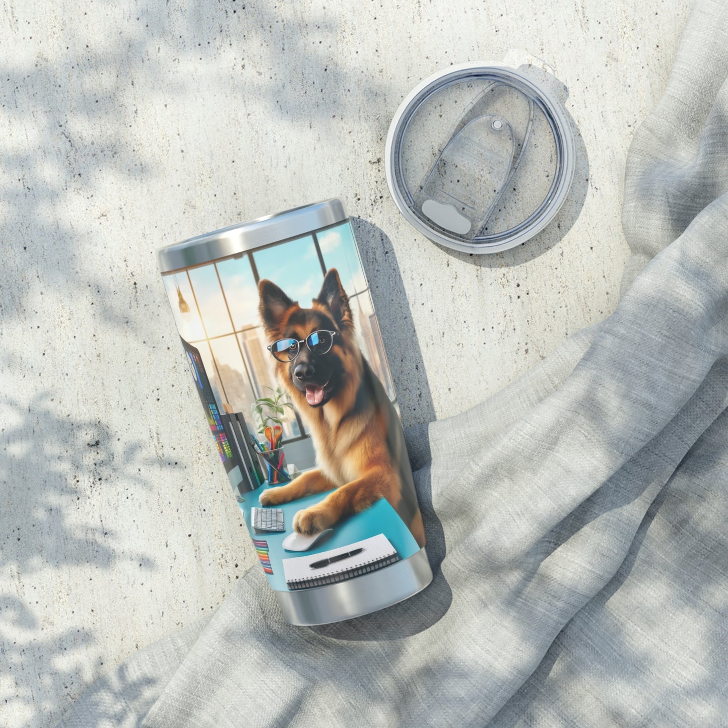 German Shepherd Working 20oz Tumbler