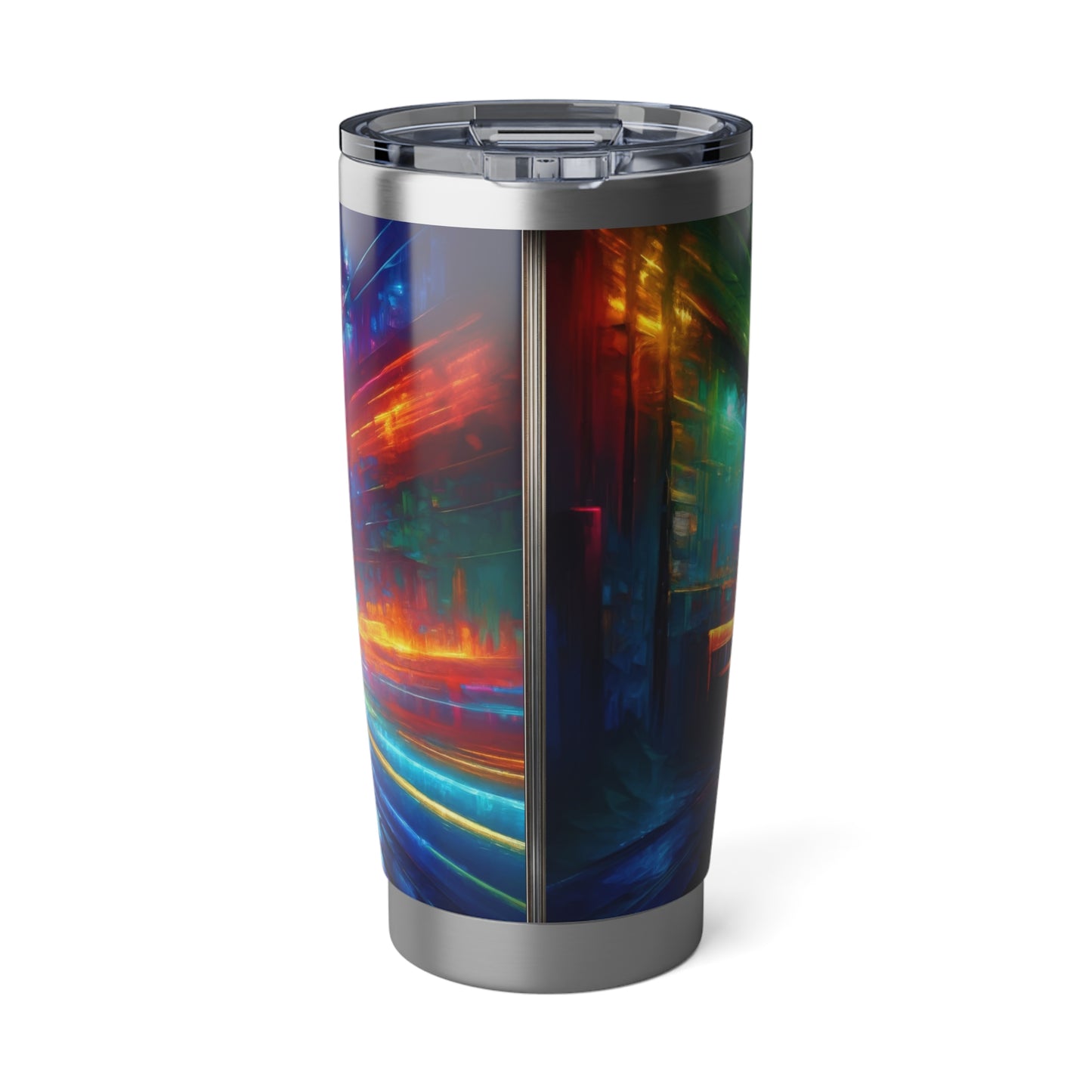 Neon light German Shepherd 20oz Tumbler