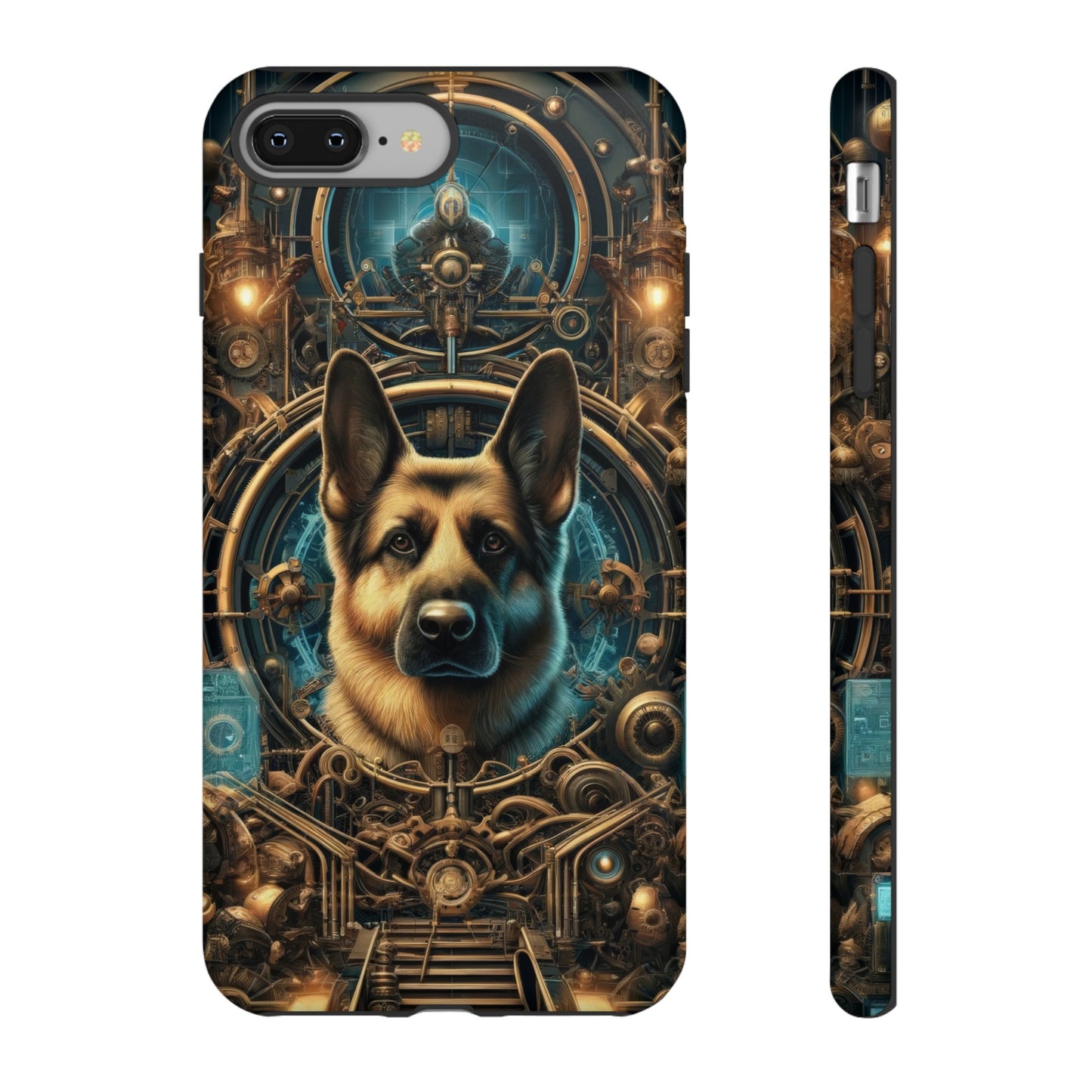 Steampunk Fantasy V2 German Shepherd Phone Case