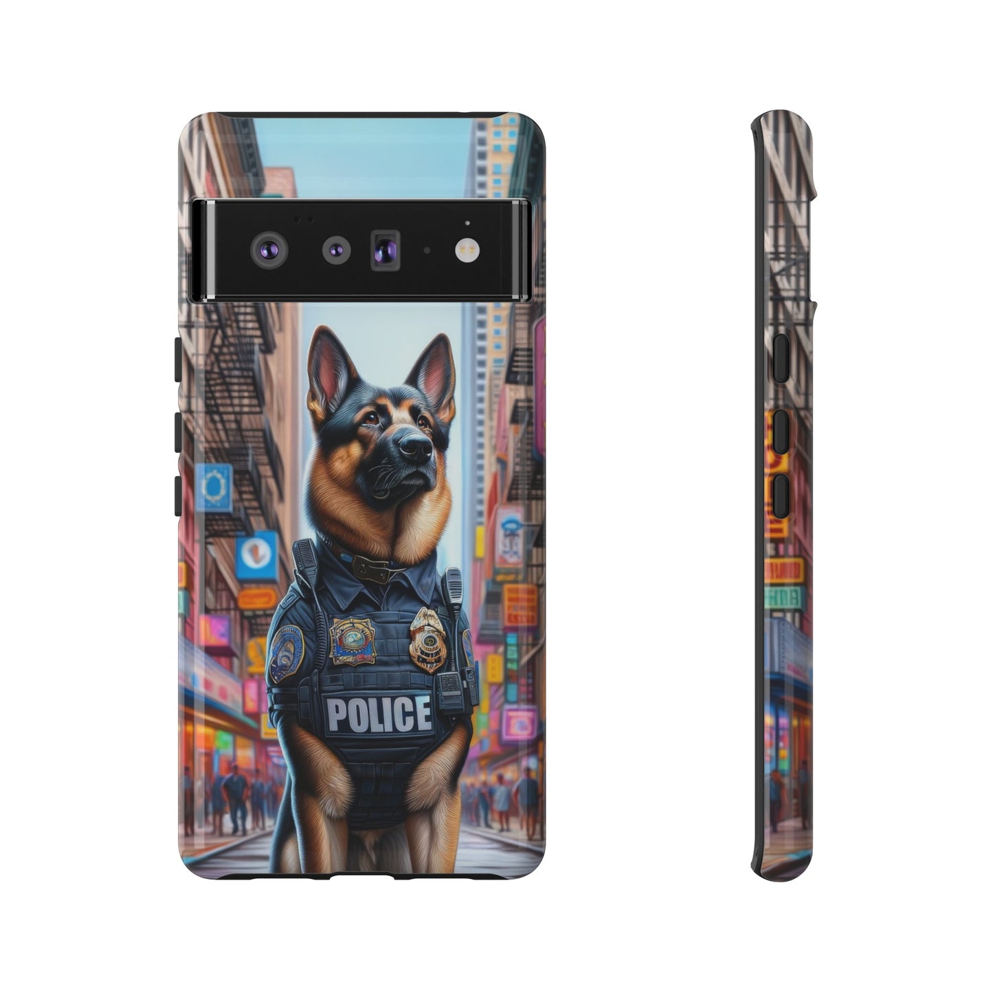 German Shepherd Police Officer Phone Case