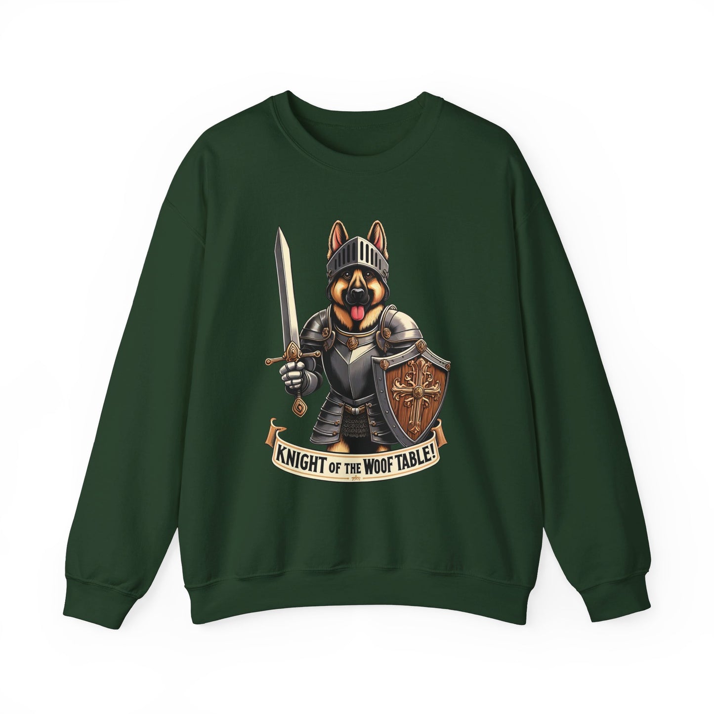 Knight of the Wolf Table Sweatshirt (10 colors) (German Shepherd)