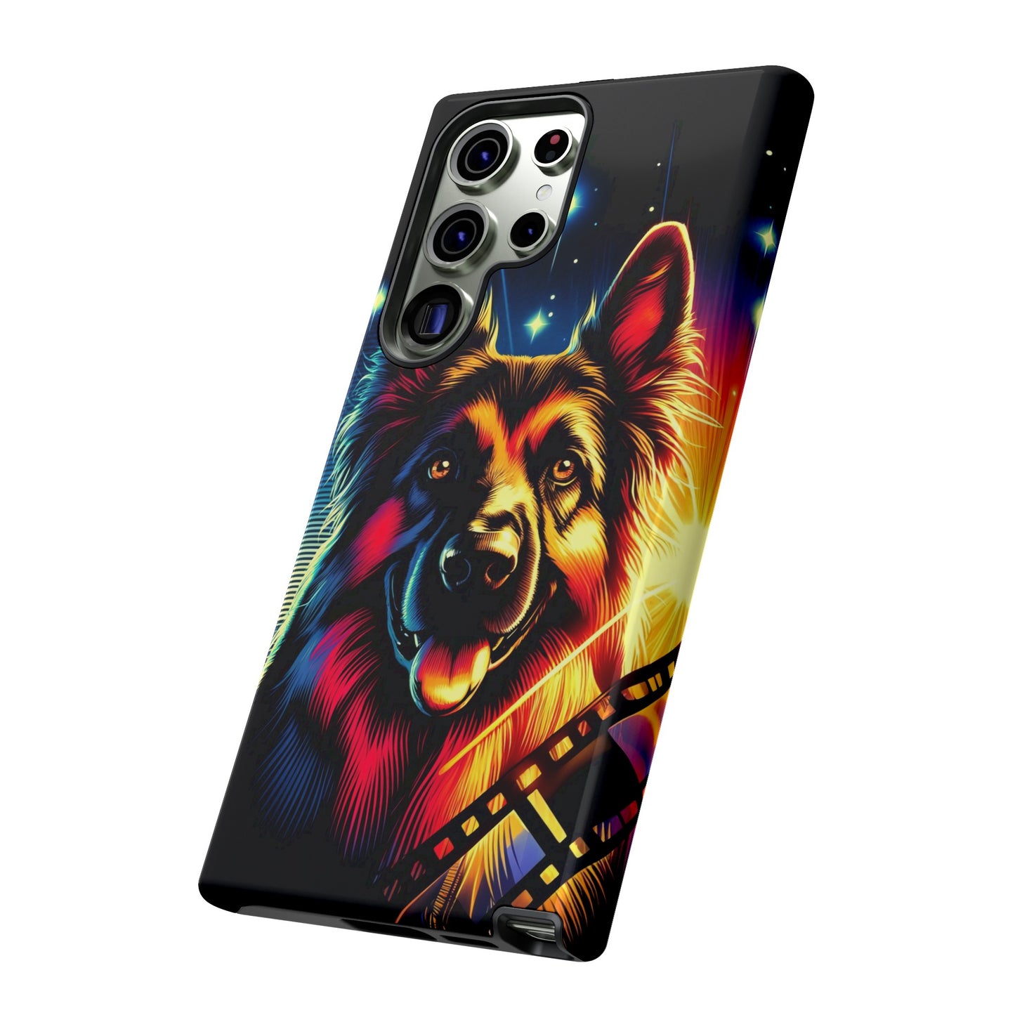 Comic book style German Shepherd Phone Case