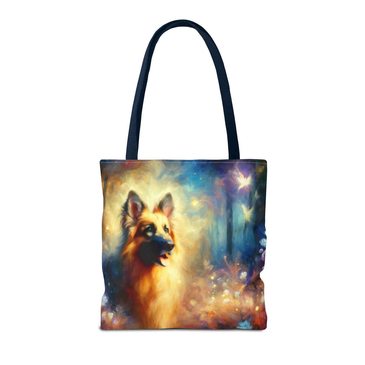 Fairy tale and impressionism German Shepherd Tote Bag