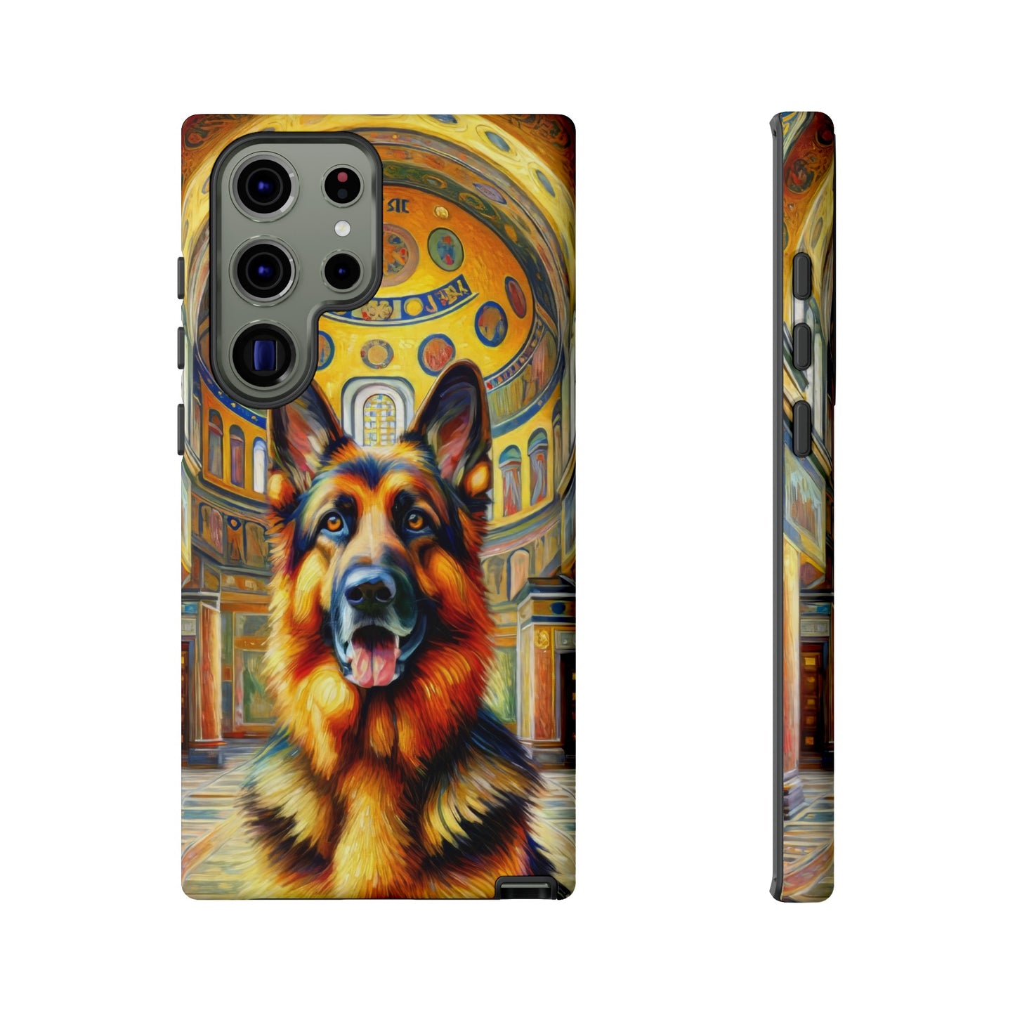 Neo-impressionist German Shepherd Phone Case