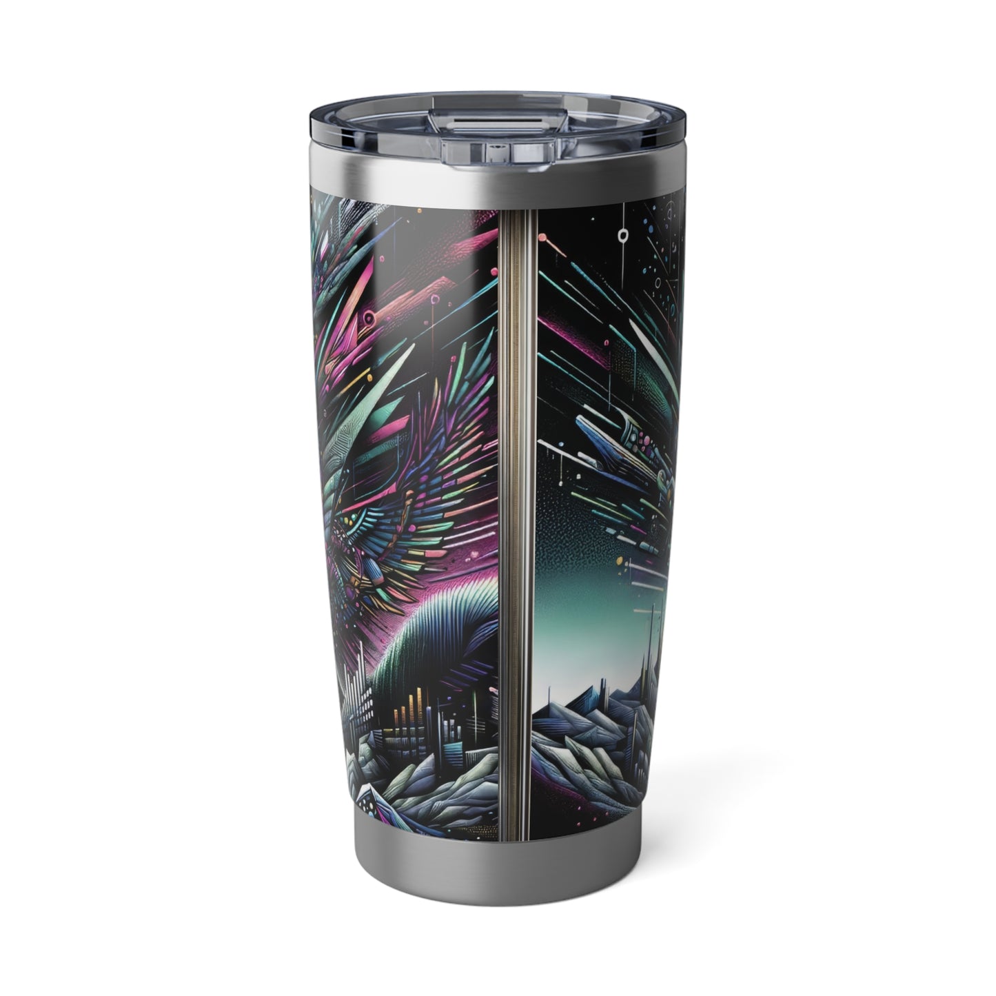 Futurism and gothic German Shepherd 20oz Tumbler