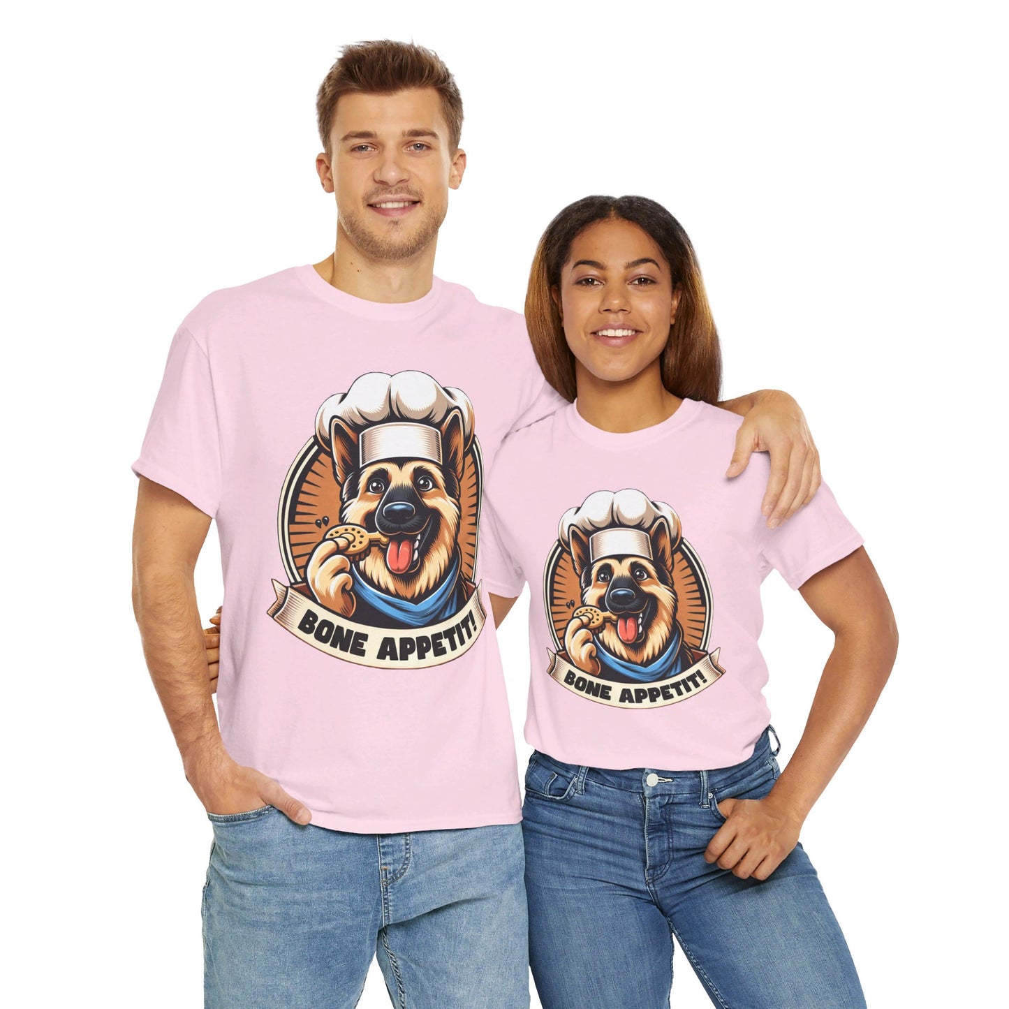 Bone Appetit T-Shirt (13 colors) (German Shepherd)