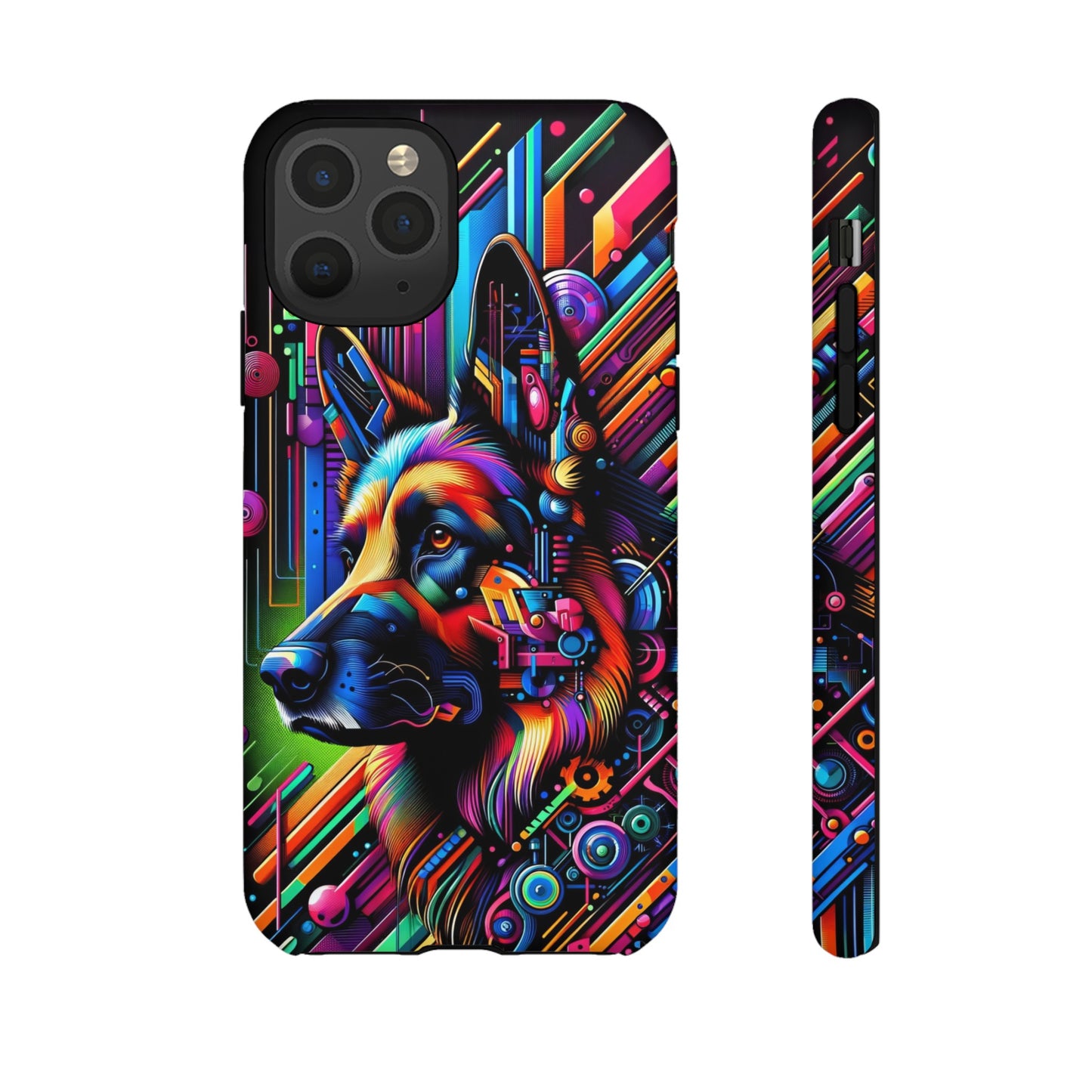 Constructivism and dadaism German Shepherd Phone Case