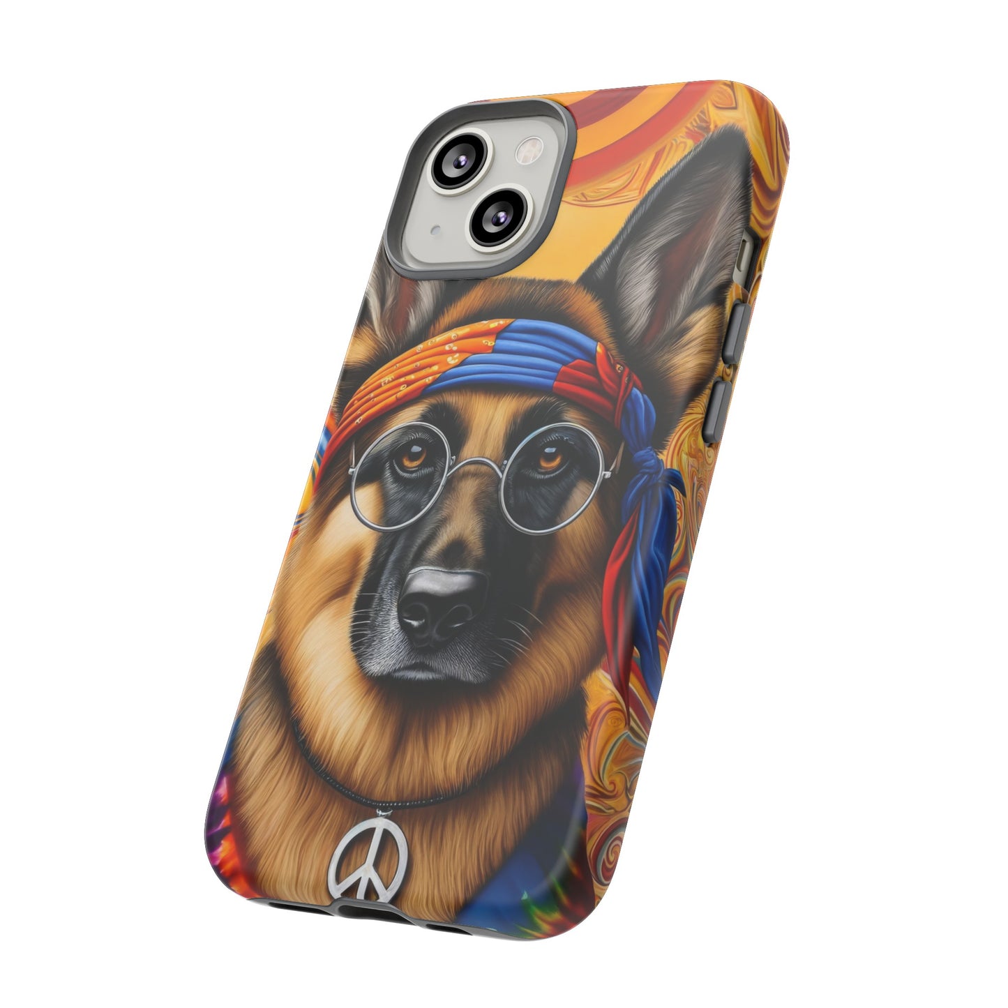 Hippie German Shepherd Tough Phone Case